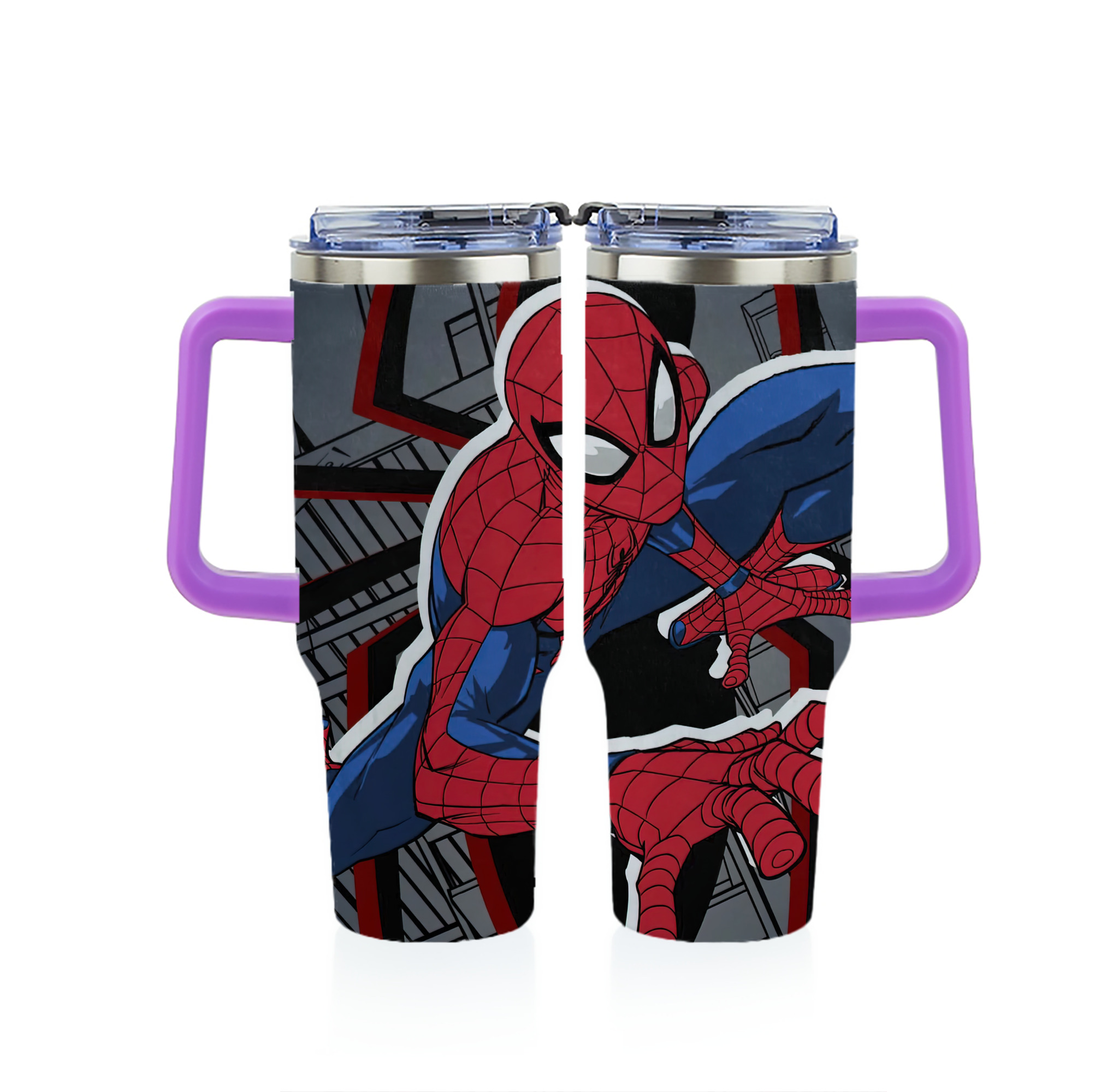 （画像用） Spider Man スパイダーマン 1200ｍLフルプリント車用タンブラー