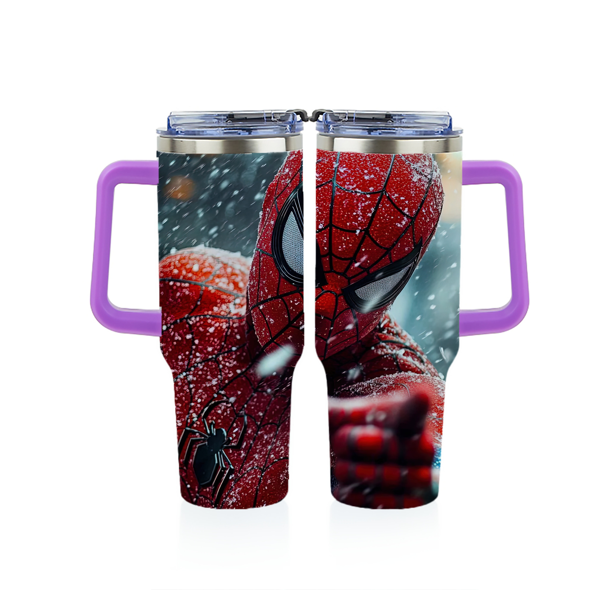 （画像用） Spider Man スパイダーマン 1200ｍLフルプリント車用タンブラー