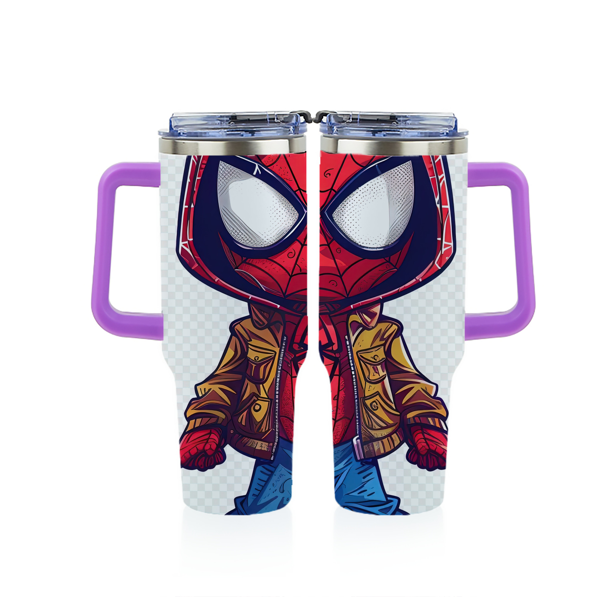 （画像用） Spider Man スパイダーマン 1200ｍLフルプリント車用タンブラー