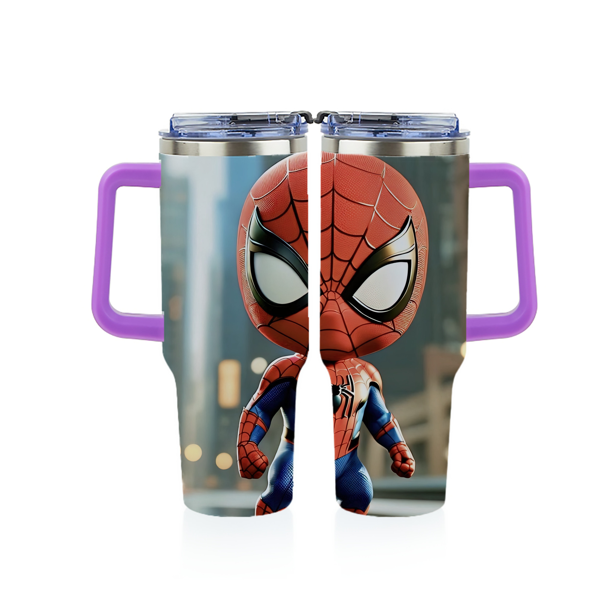 （画像用） Spider Man スパイダーマン 1200ｍLフルプリント車用タンブラー