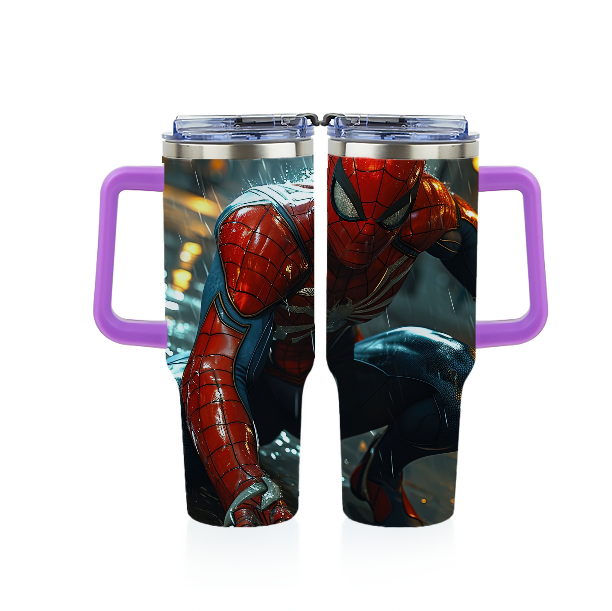 （画像用） Spider Man スパイダーマン 1200ｍLフルプリント車用タンブラー