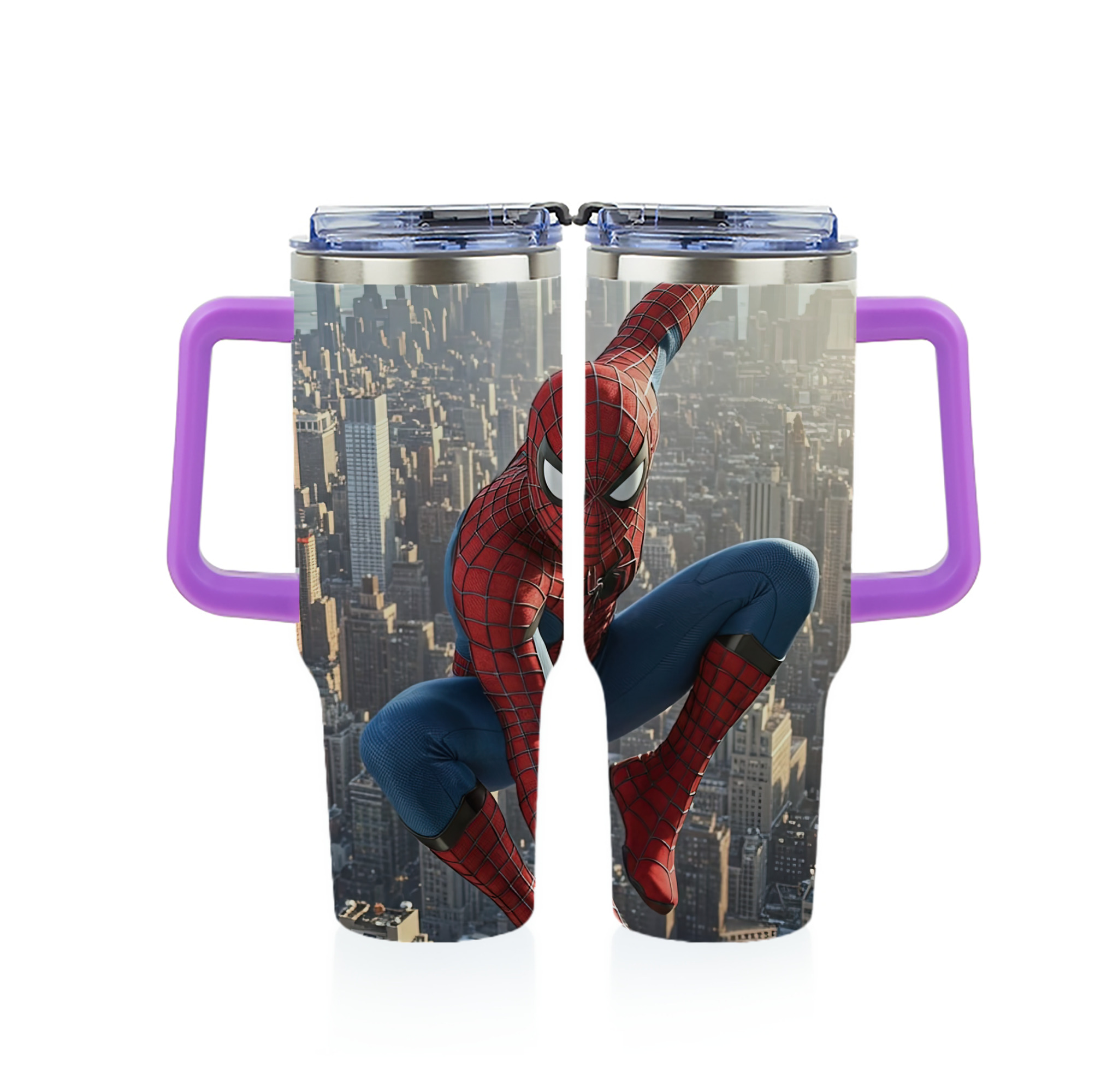 （画像用） Spider Man スパイダーマン 1200ｍLフルプリント車用タンブラー
