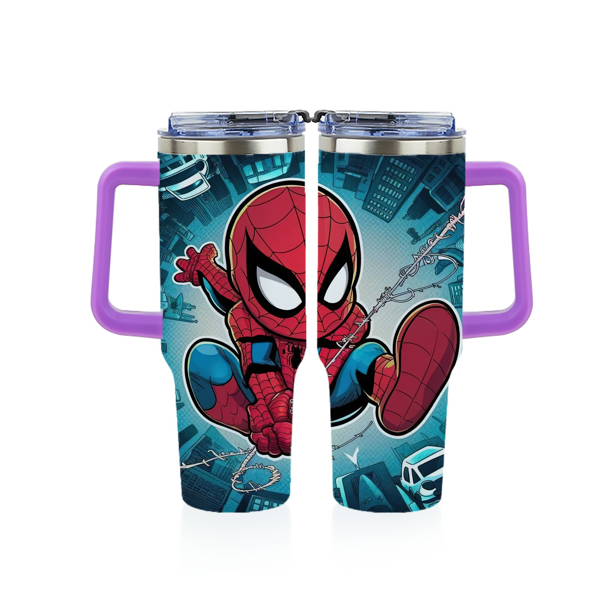 （画像用） Spider Man スパイダーマン 1200ｍLフルプリント車用タンブラー