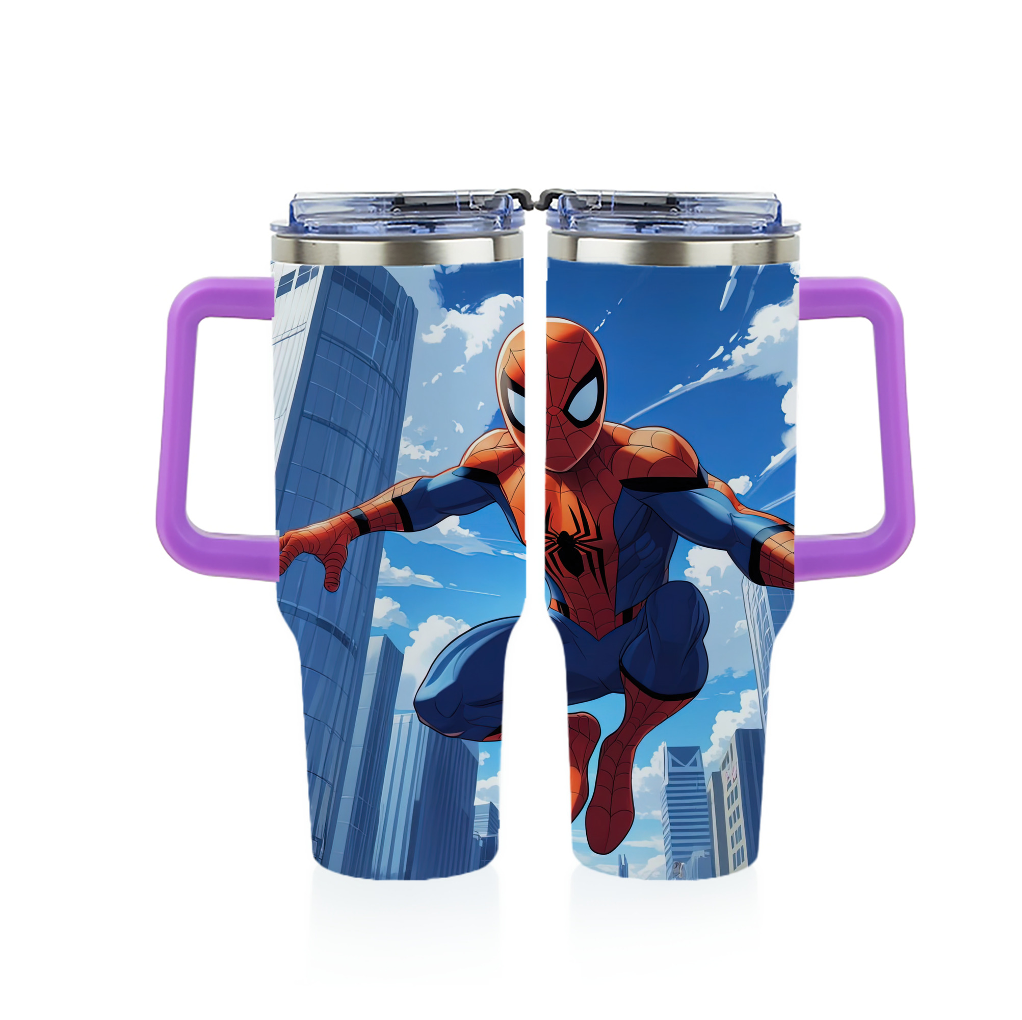 （画像用） Spider Man スパイダーマン 1200ｍLフルプリント車用タンブラー