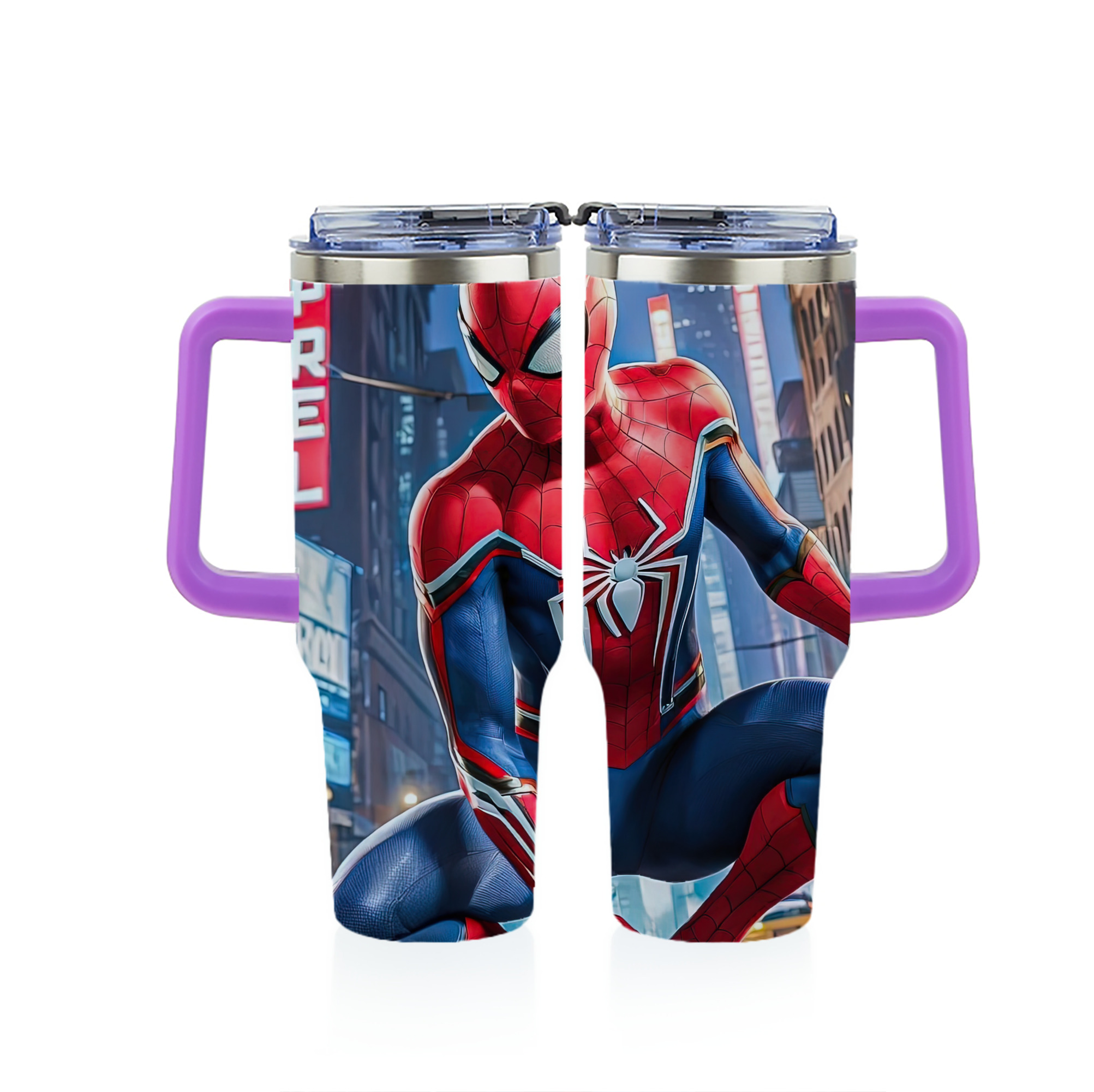（画像用） Spider Man スパイダーマン 1200ｍLフルプリント車用タンブラー