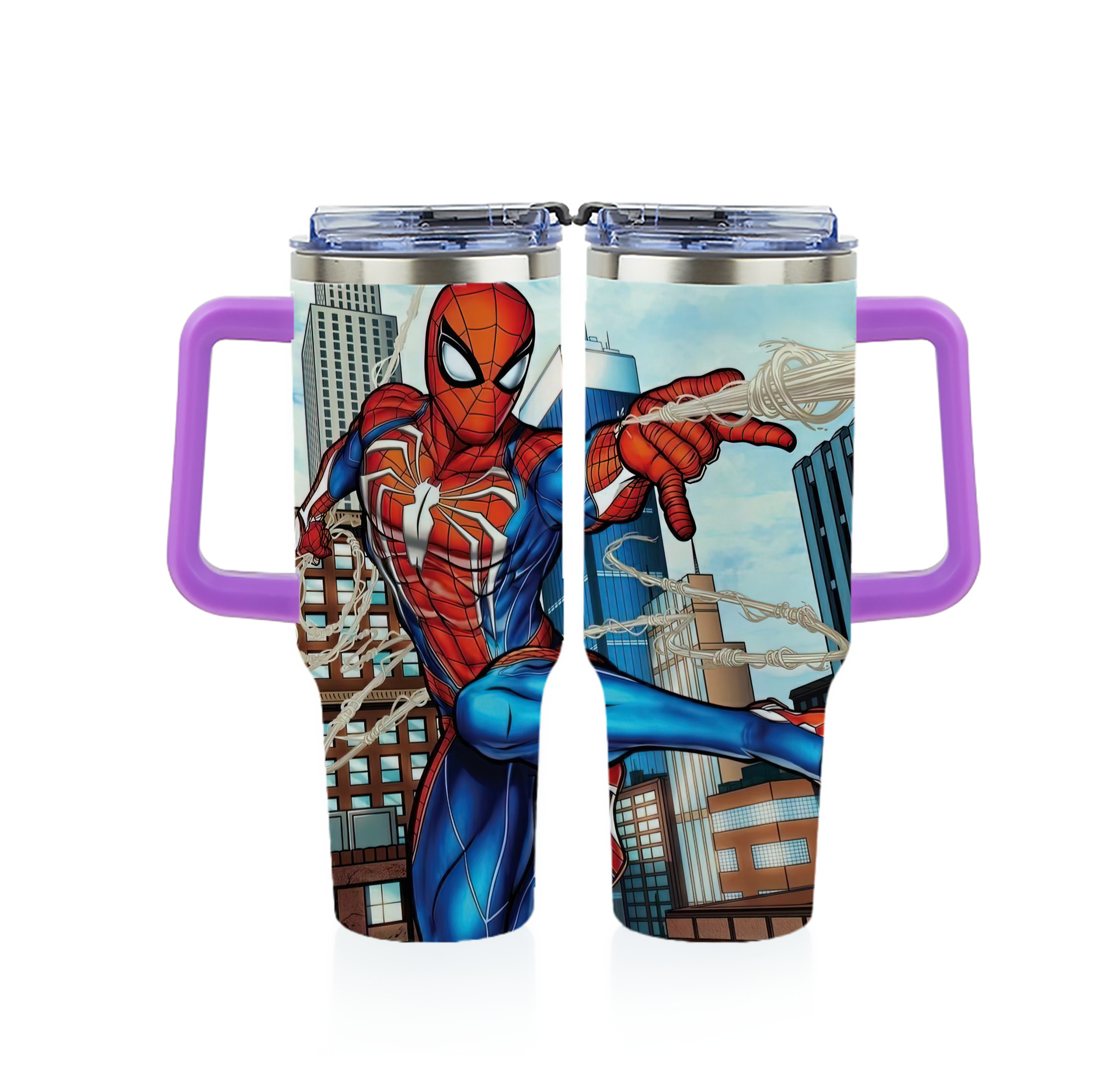 （画像用） Spider Man スパイダーマン 1200ｍLフルプリント車用タンブラー