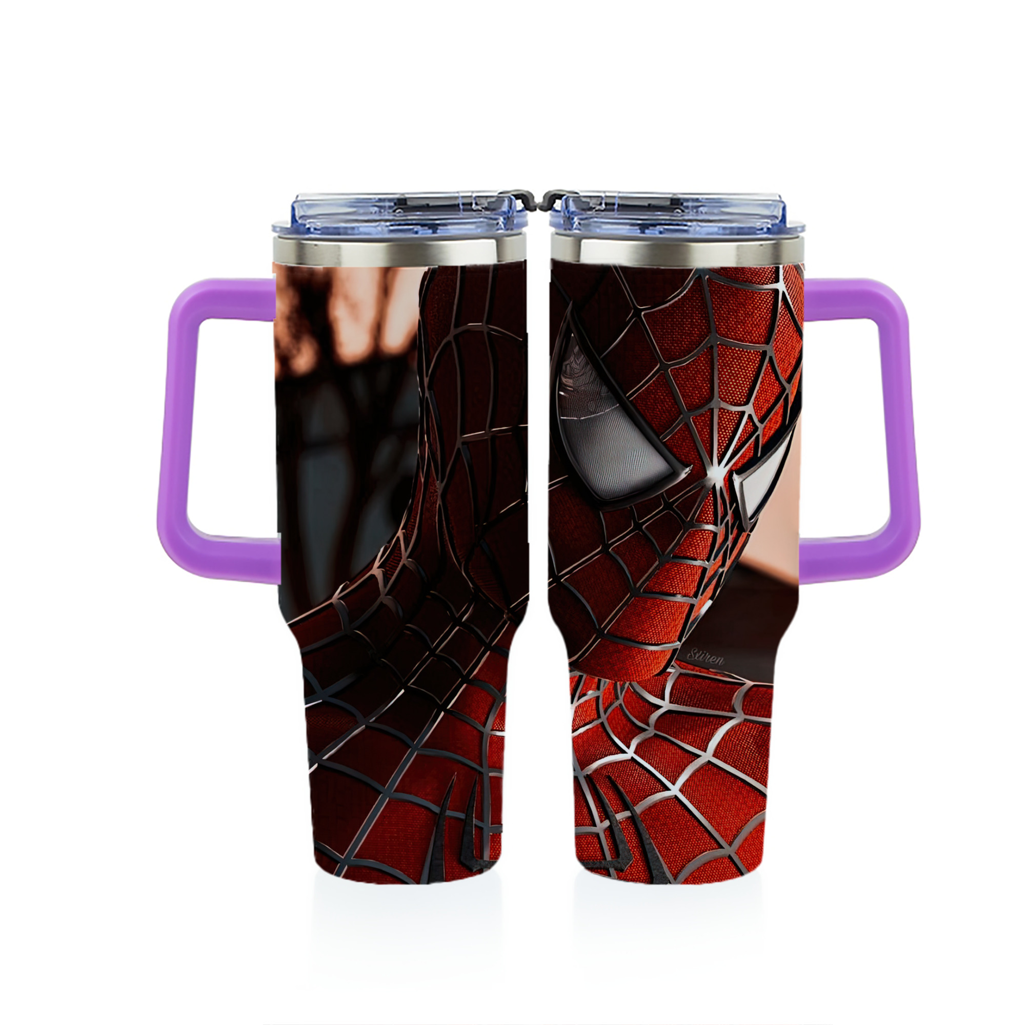 （画像用） Spider Man スパイダーマン 1200ｍLフルプリント車用タンブラー
