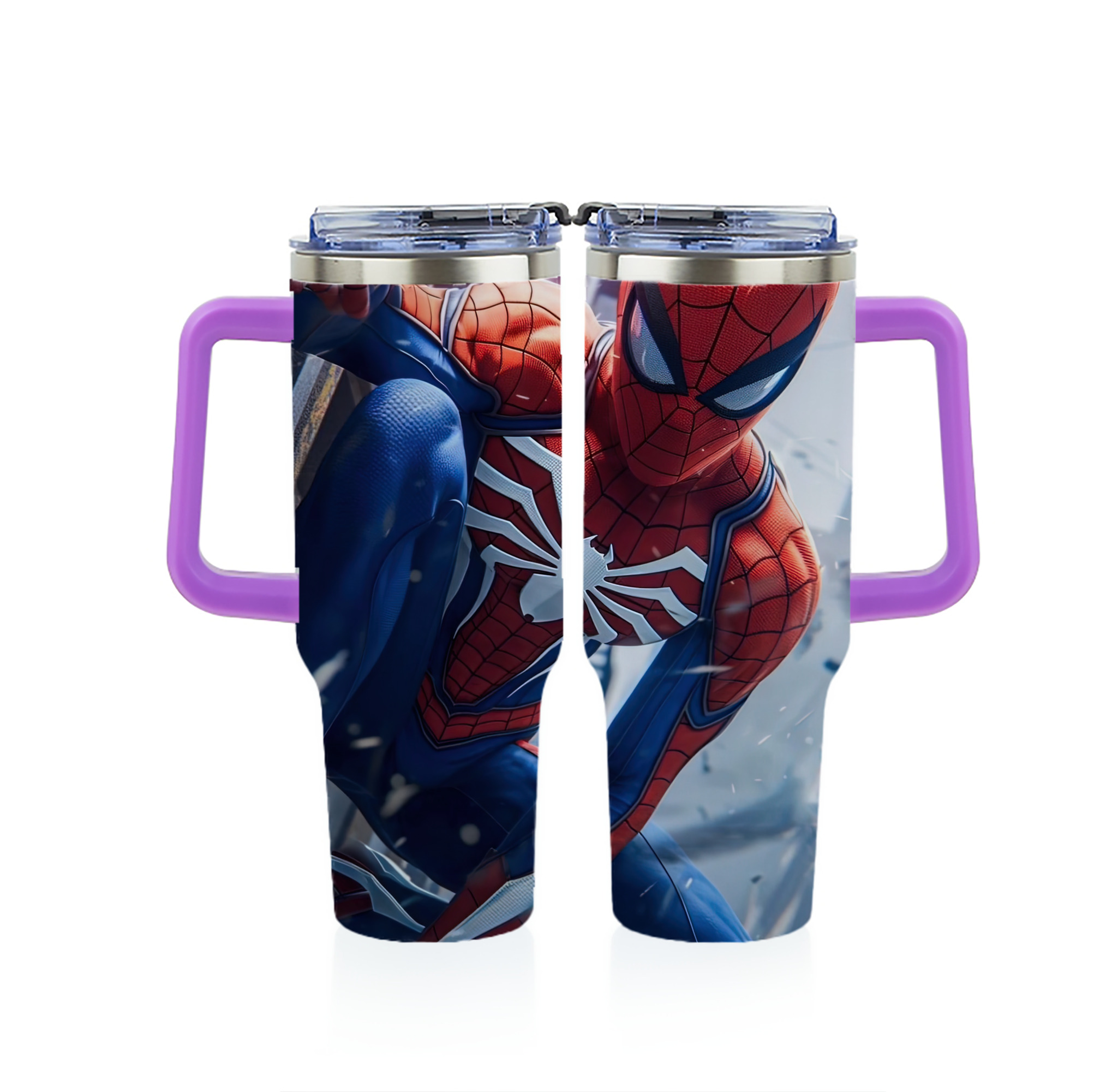 （画像用） Spider Man スパイダーマン 1200ｍLフルプリント車用タンブラー