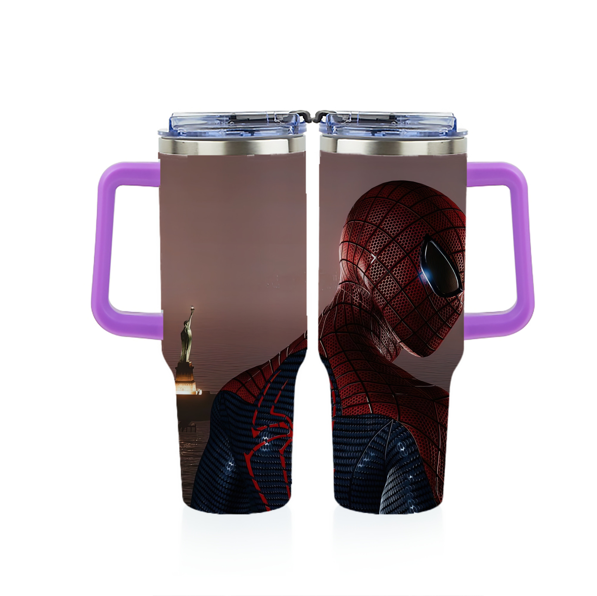 （画像用） Spider Man スパイダーマン 1200ｍLフルプリント車用タンブラー