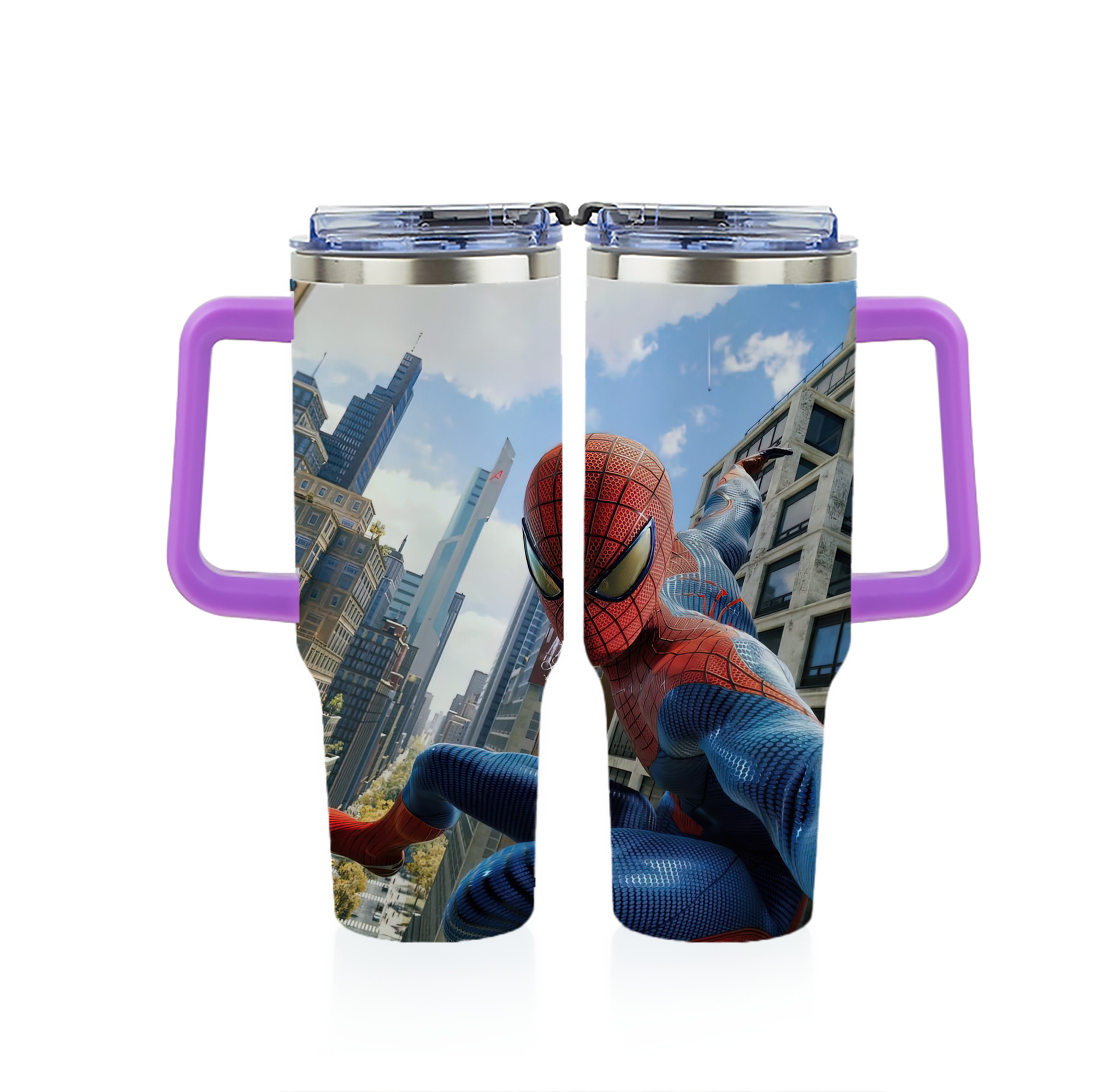 （画像用） Spider Man スパイダーマン 1200ｍLフルプリント車用タンブラー