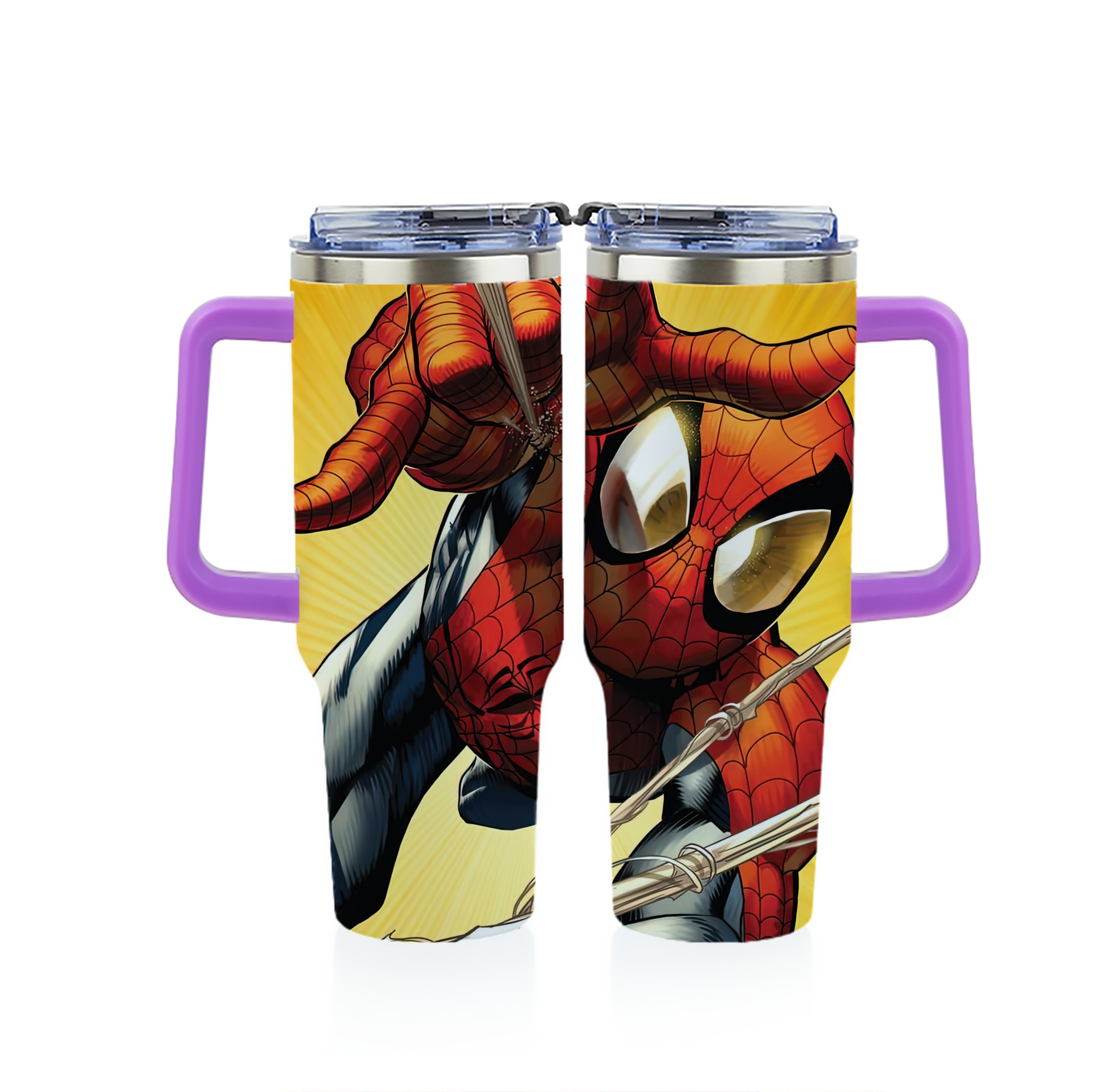 （画像用） Spider Man スパイダーマン 1200ｍLフルプリント車用タンブラー