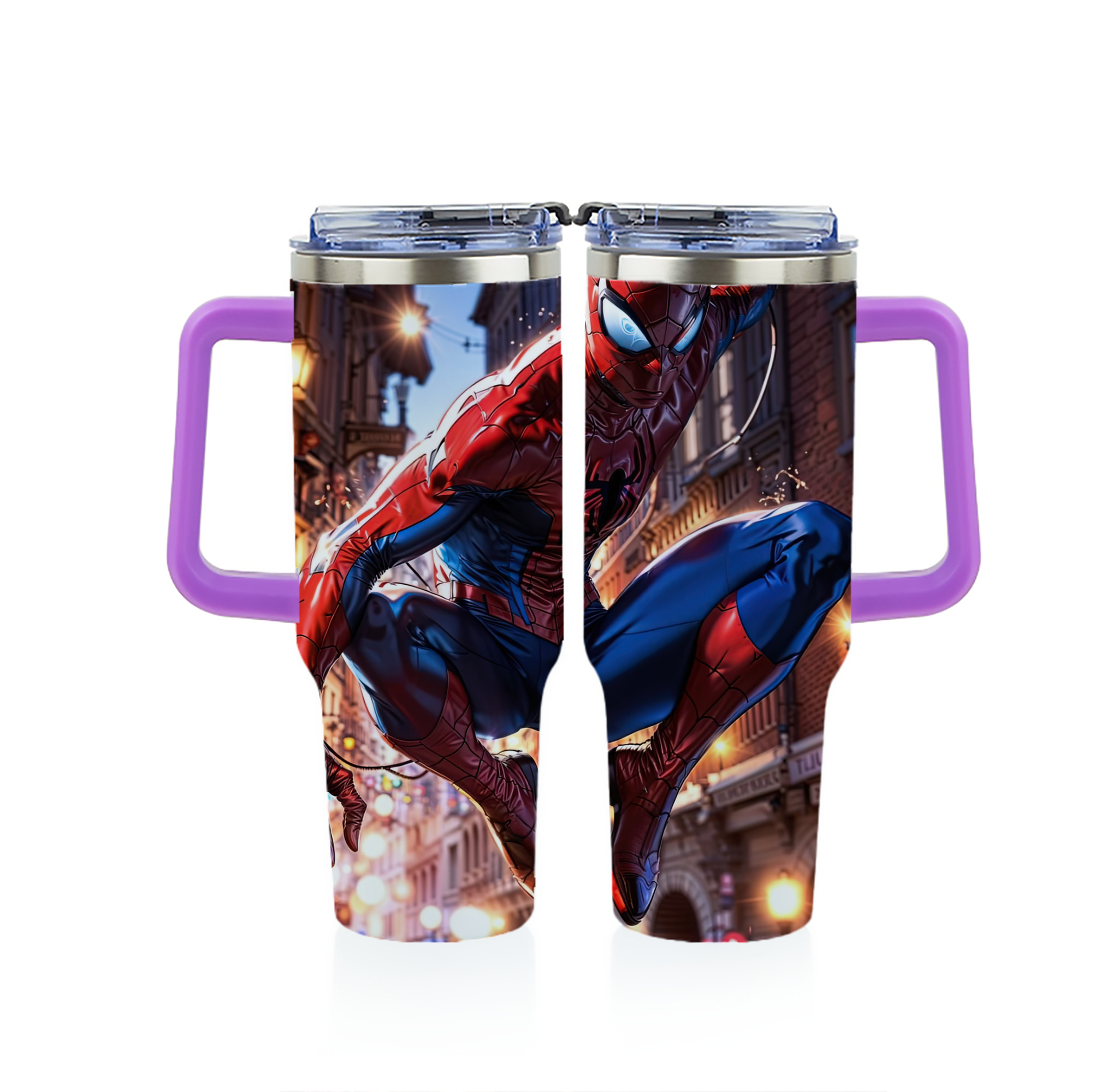 （画像用） Spider Man スパイダーマン 1200ｍLフルプリント車用タンブラー