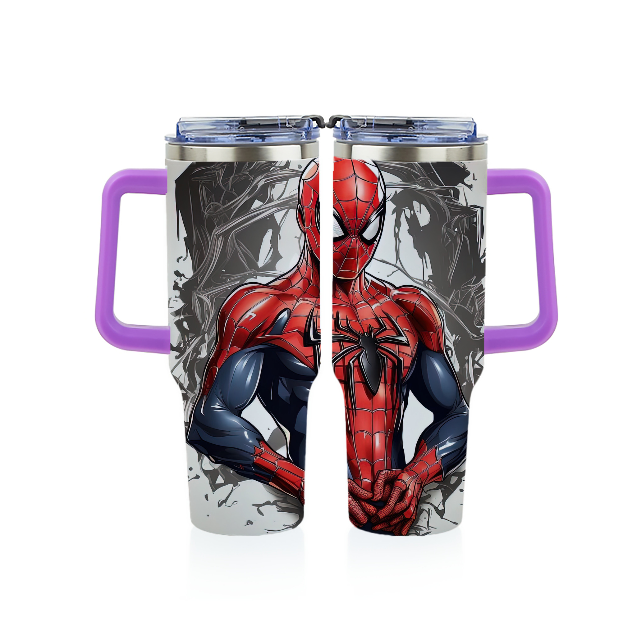（画像用） Spider Man スパイダーマン 1200ｍLフルプリント車用タンブラー