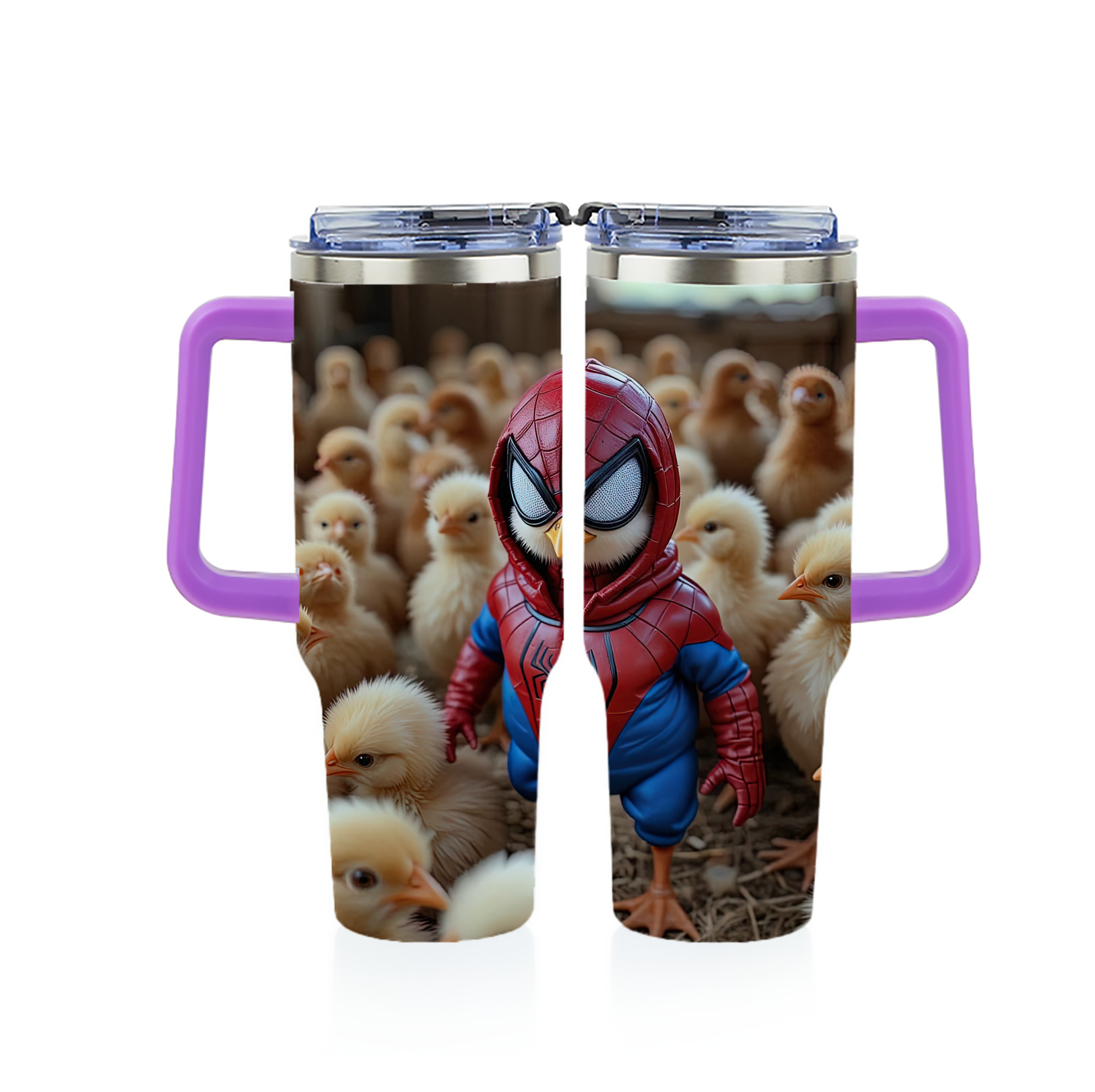 （画像用） Spider Man スパイダーマン 1200ｍLフルプリント車用タンブラー