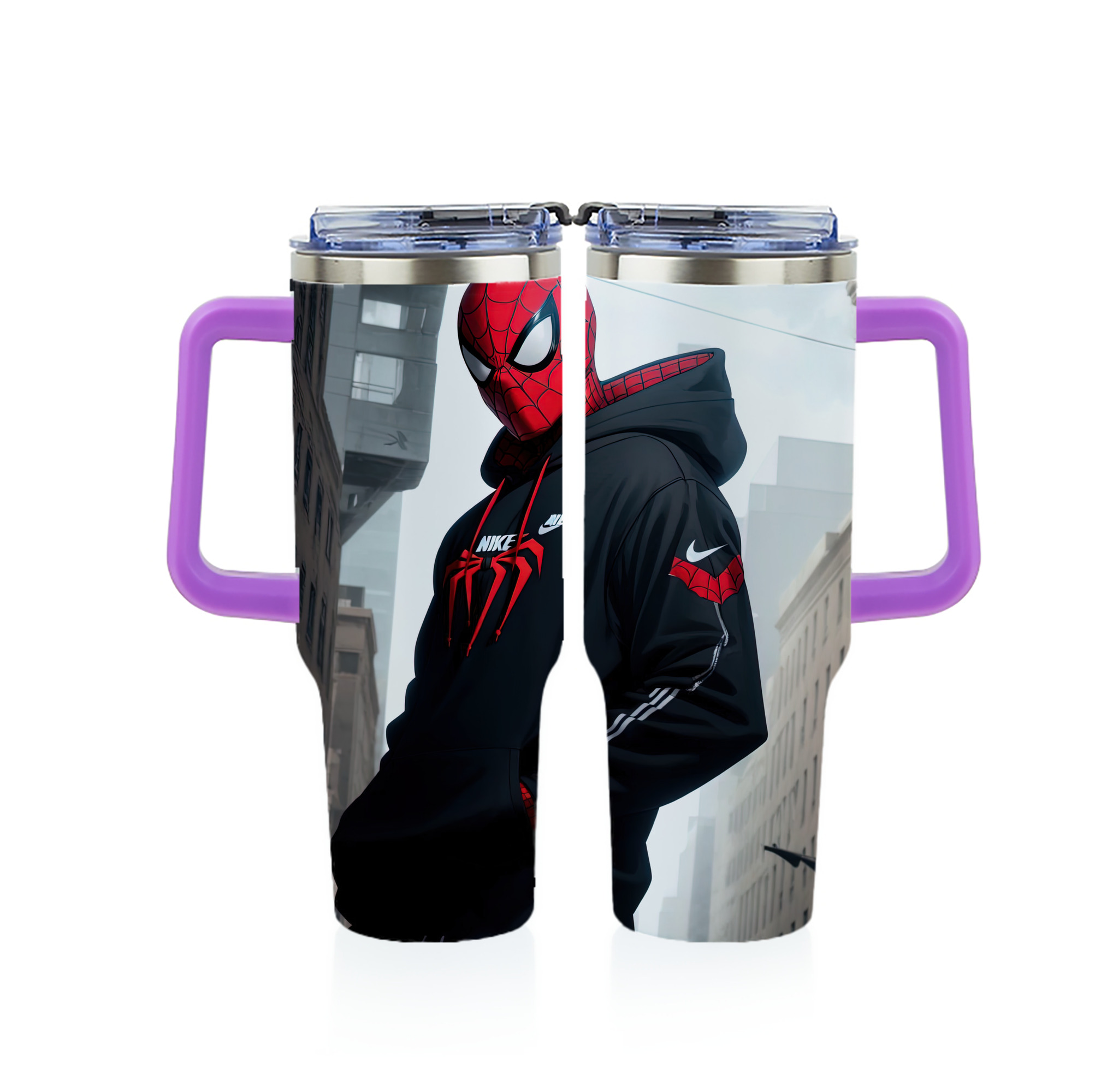 （画像用） Spider Man スパイダーマン 1200ｍLフルプリント車用タンブラー