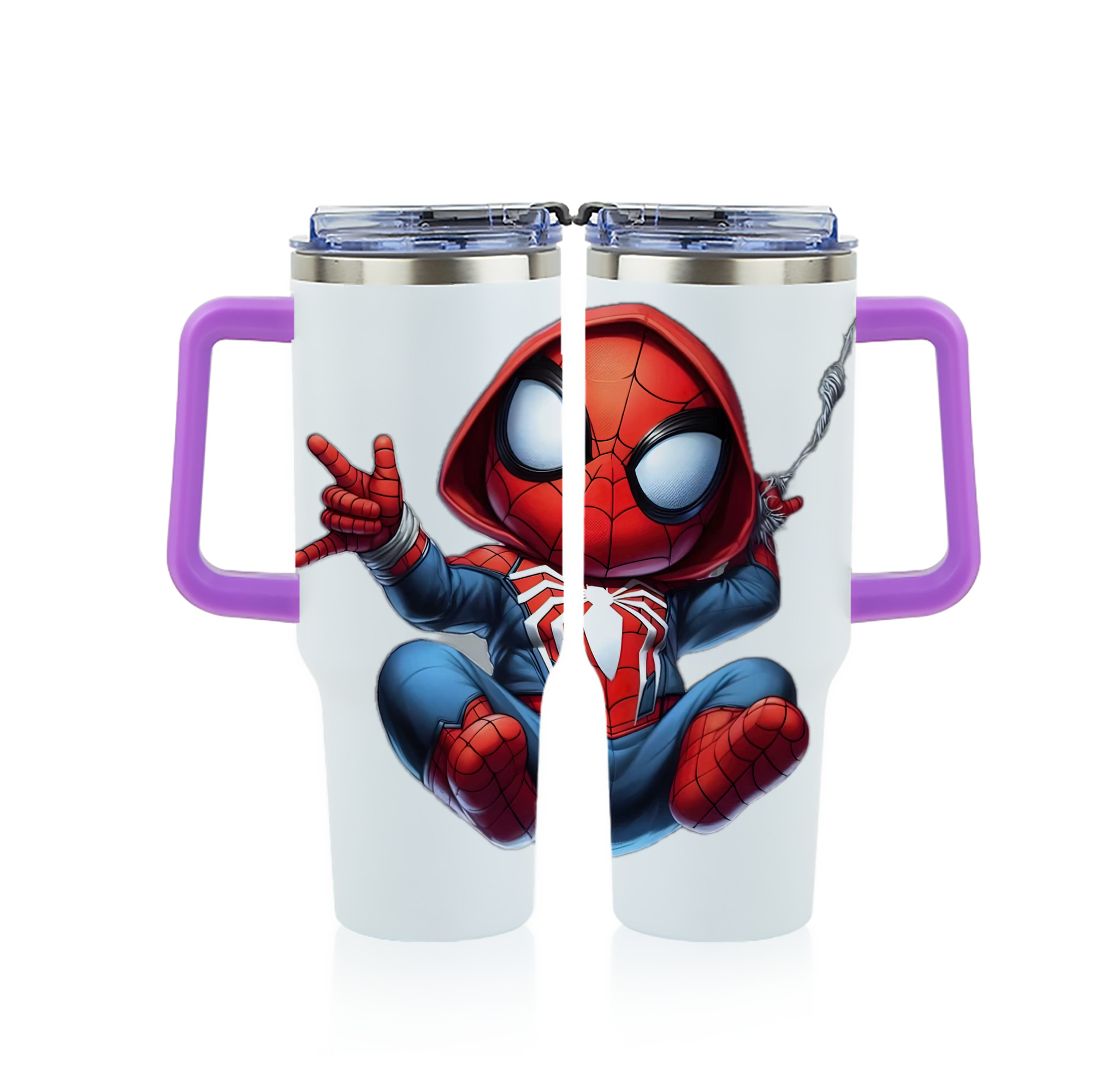 （画像用） Spider Man スパイダーマン 1200ｍLフルプリント車用タンブラー
