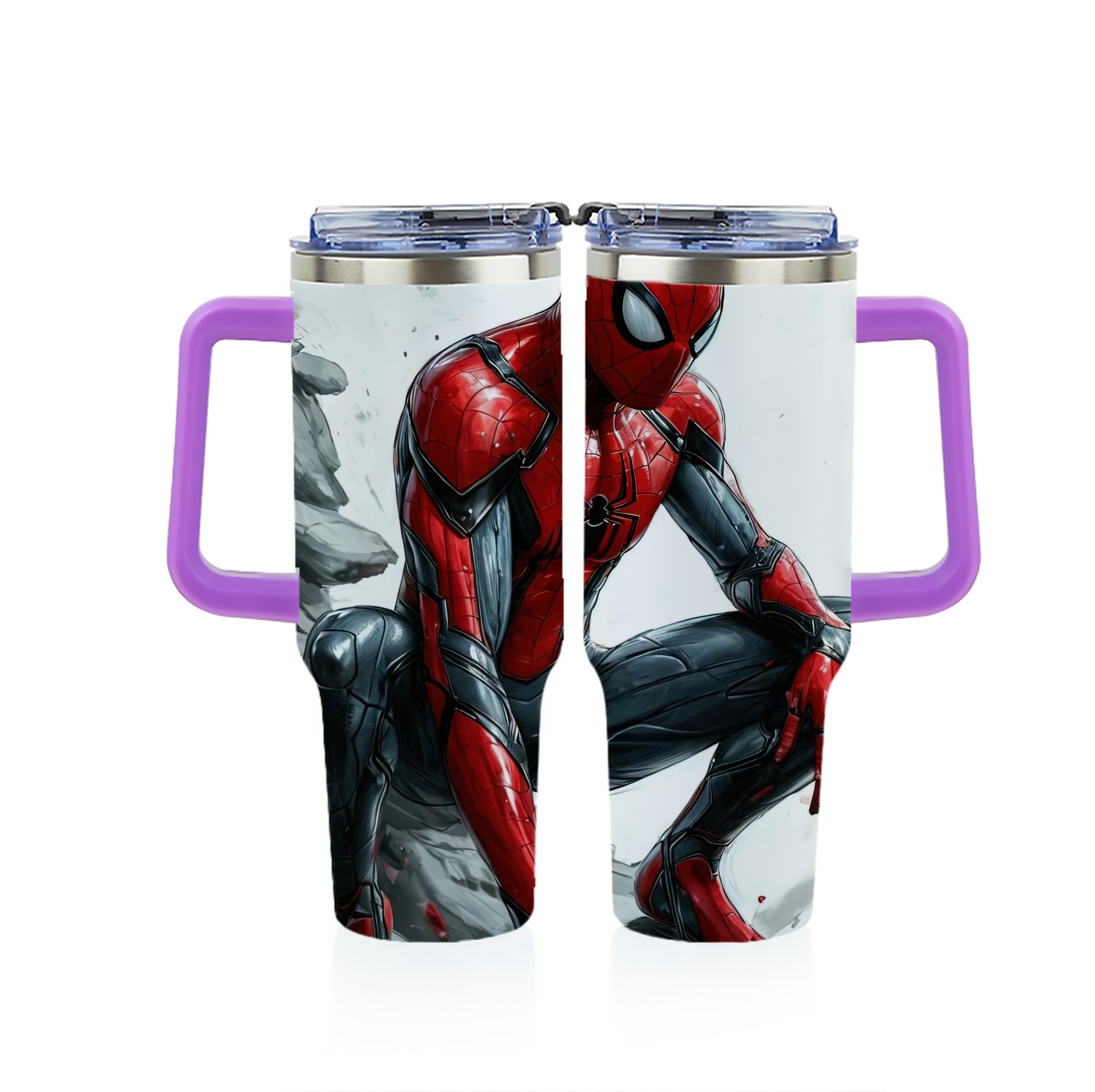 （画像用） Spider Man スパイダーマン 1200ｍLフルプリント車用タンブラー