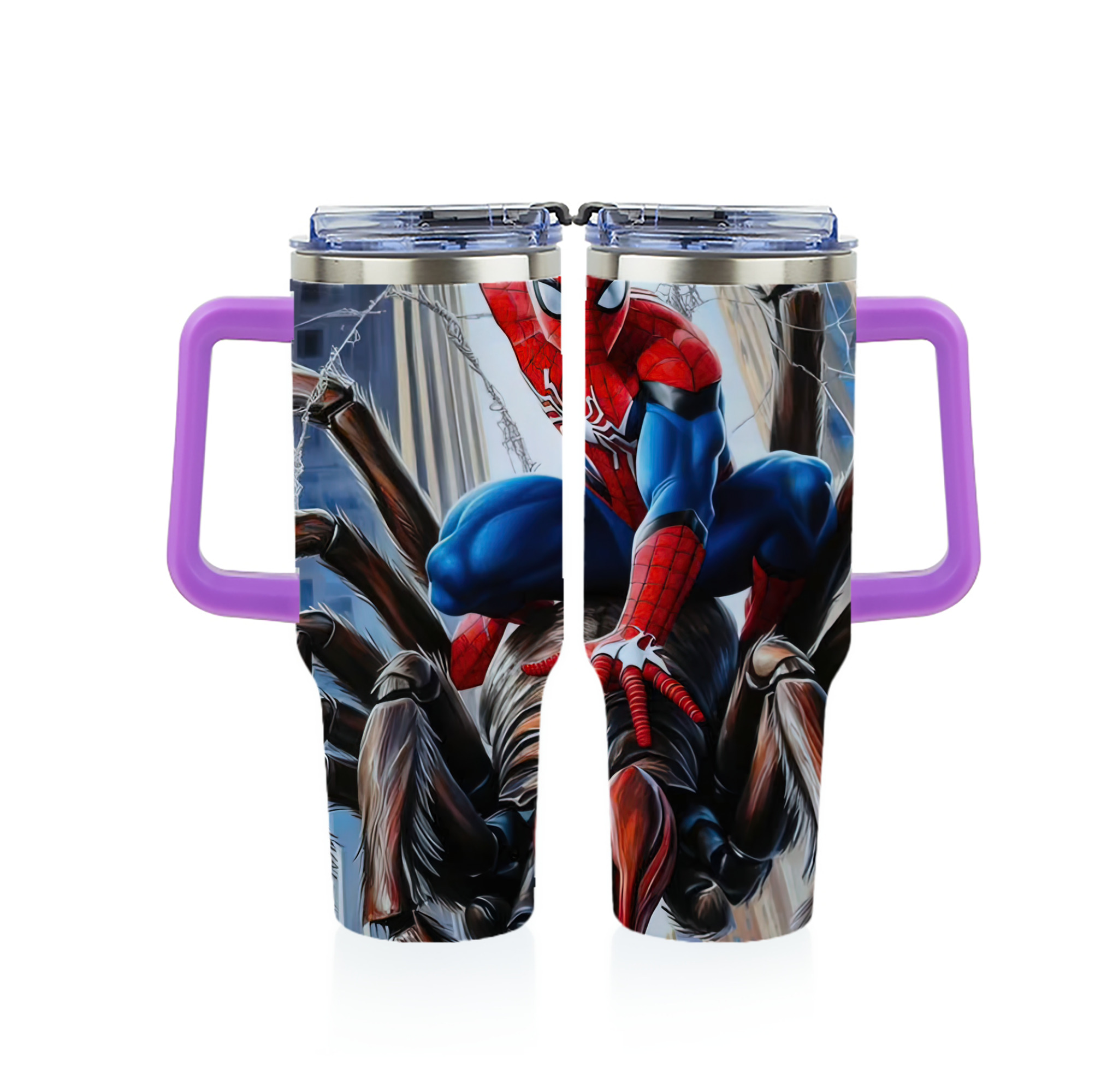 （画像用） Spider Man スパイダーマン 1200ｍLフルプリント車用タンブラー