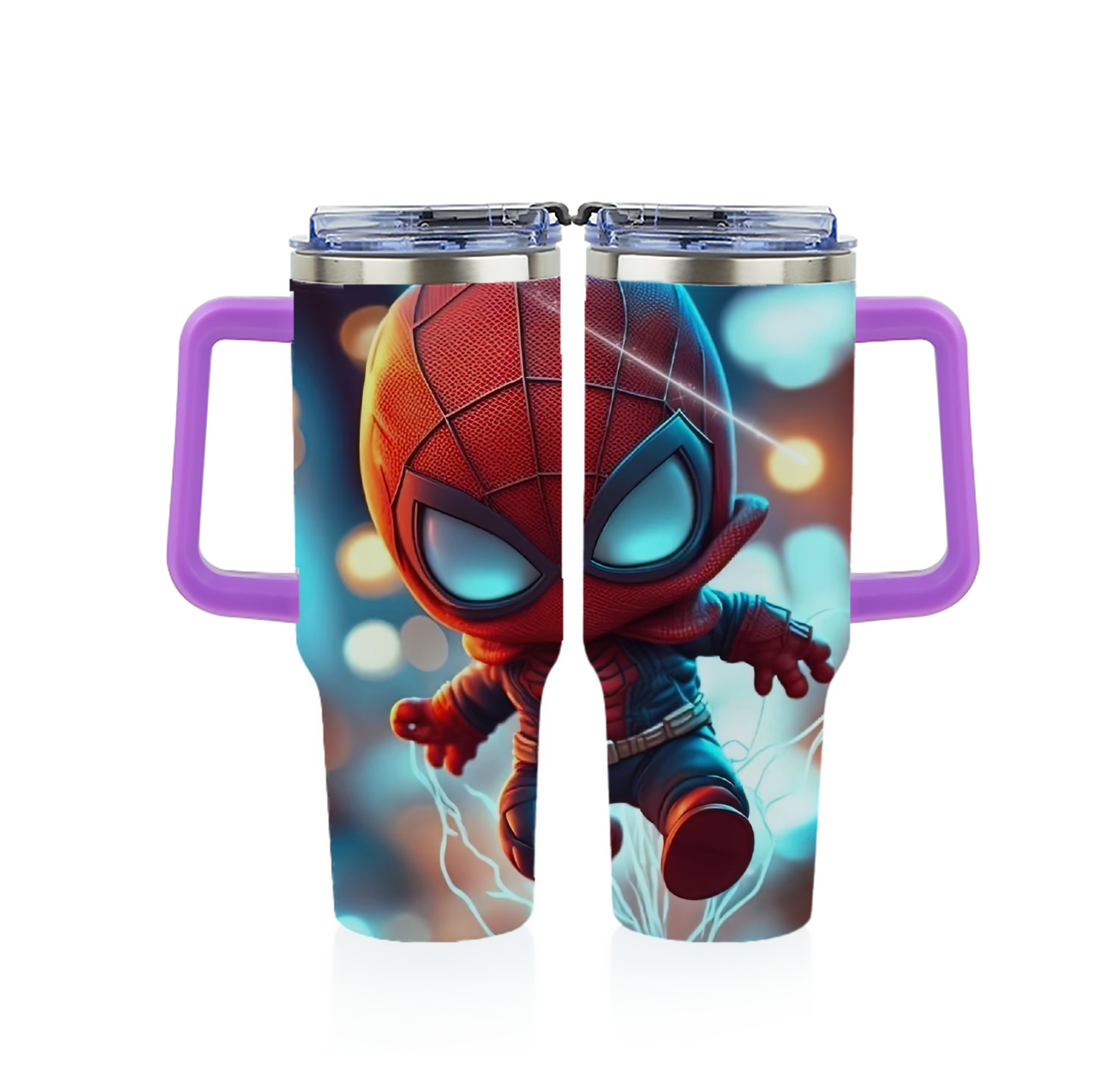 （画像用） Spider Man スパイダーマン 1200ｍLフルプリント車用タンブラー