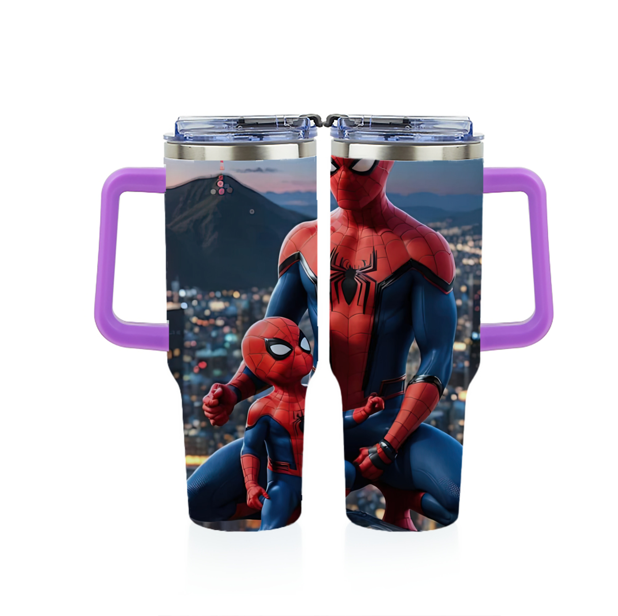 （画像用） Spider Man スパイダーマン 1200ｍLフルプリント車用タンブラー