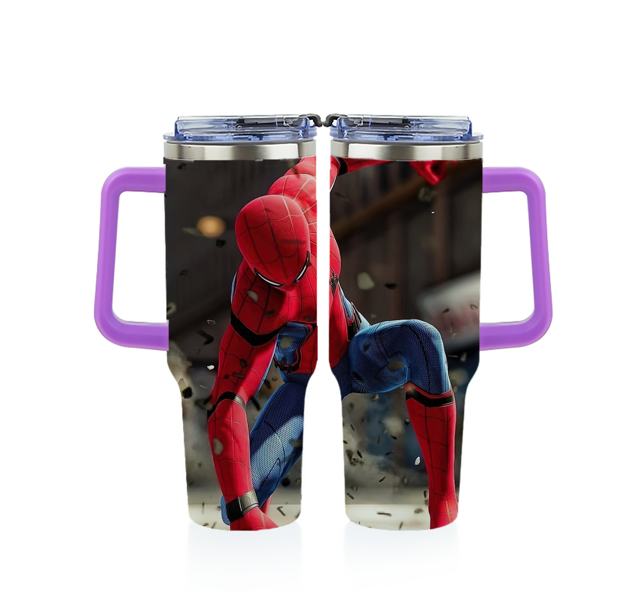（画像用） Spider Man スパイダーマン 1200ｍLフルプリント車用タンブラー