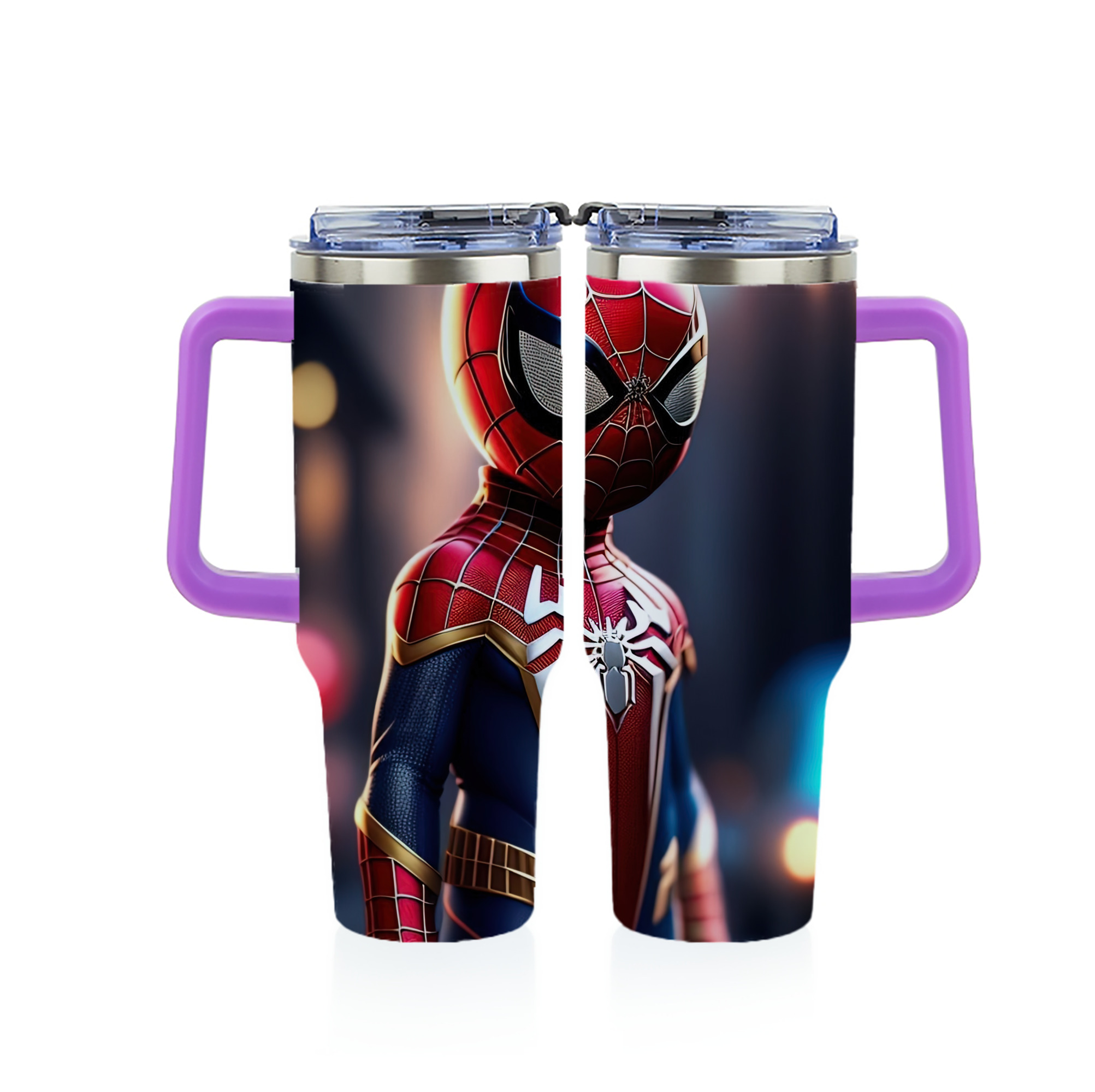 Spider Man スパイダーマン 1200ｍLフルプリント車用タンブラー