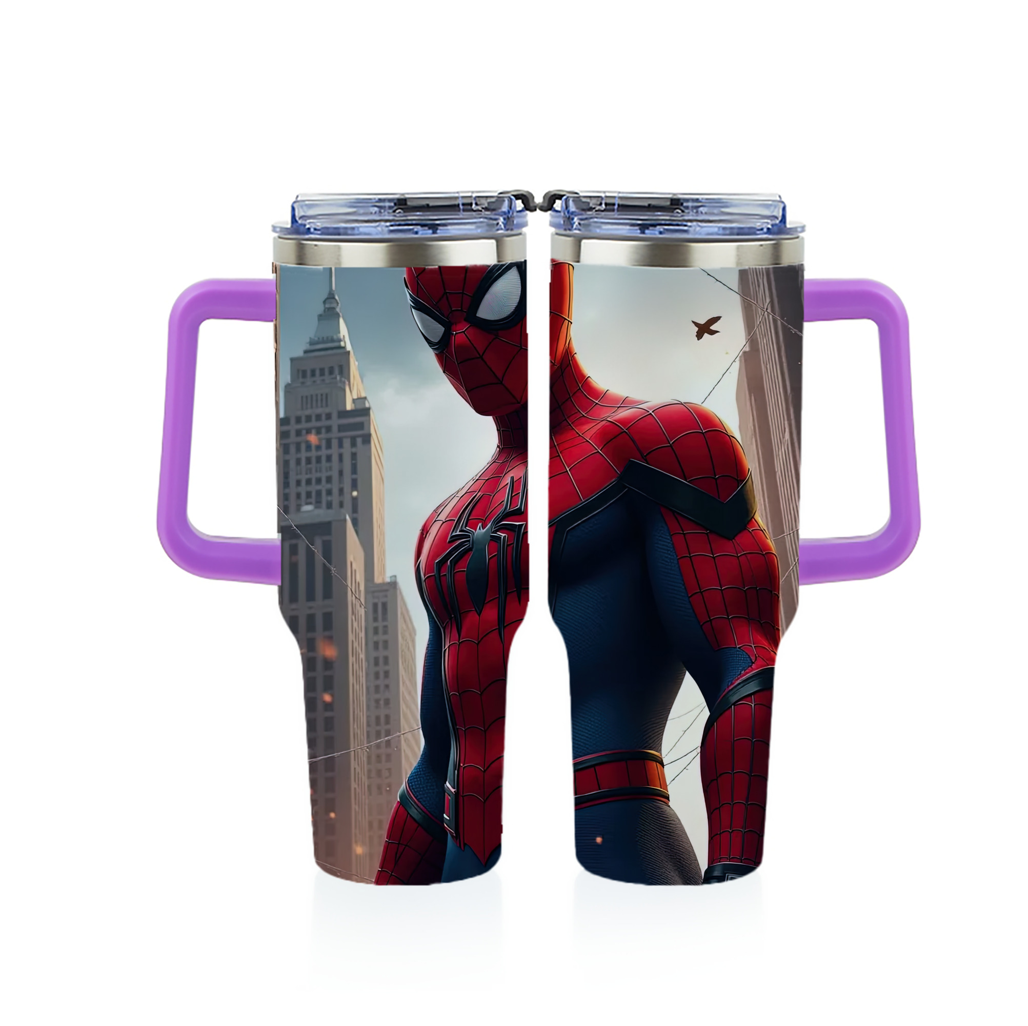 （画像用） Spider Man スパイダーマン 1200ｍLフルプリント車用タンブラー