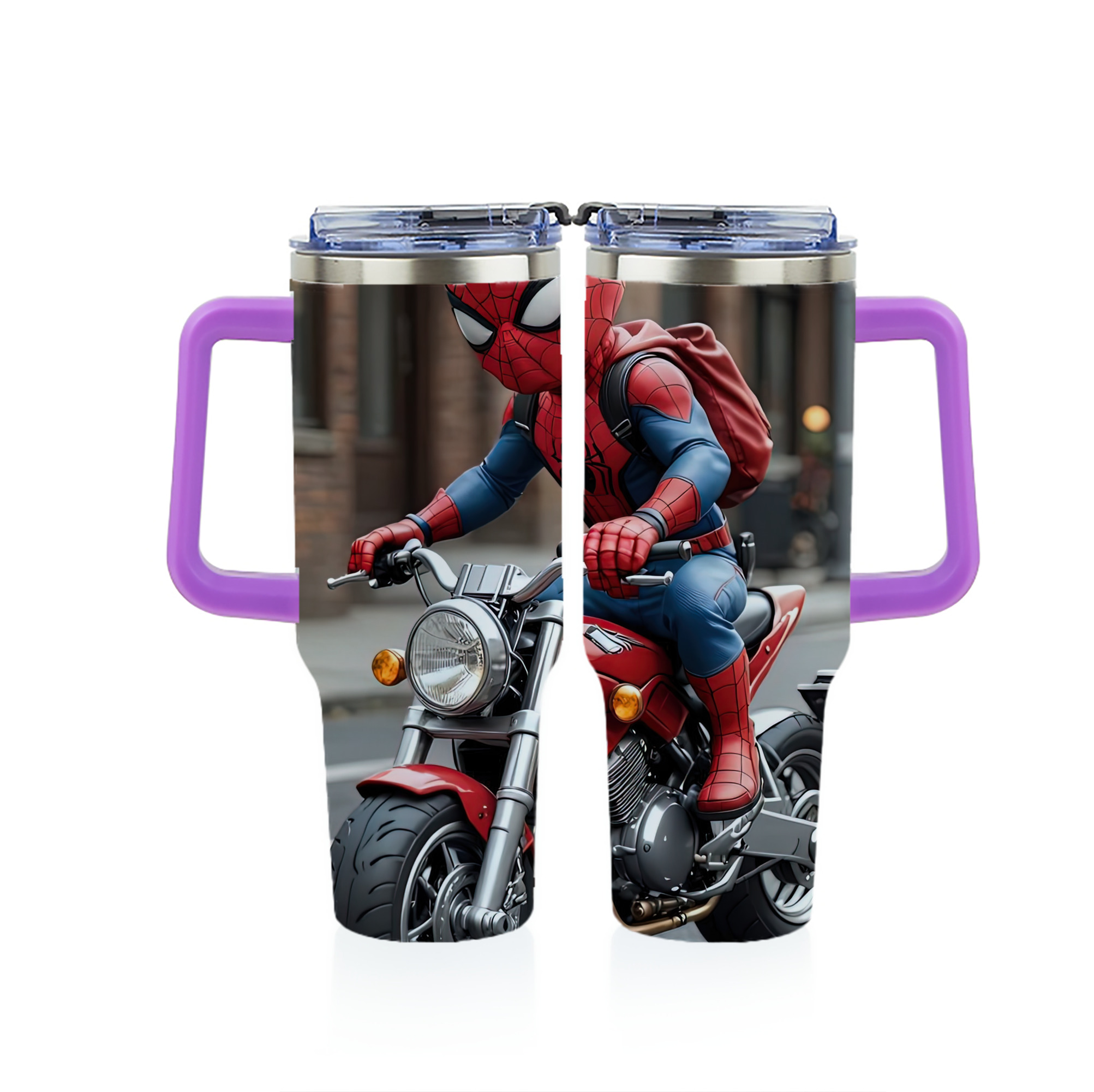 （画像用） Spider Man スパイダーマン 1200ｍLフルプリント車用タンブラー