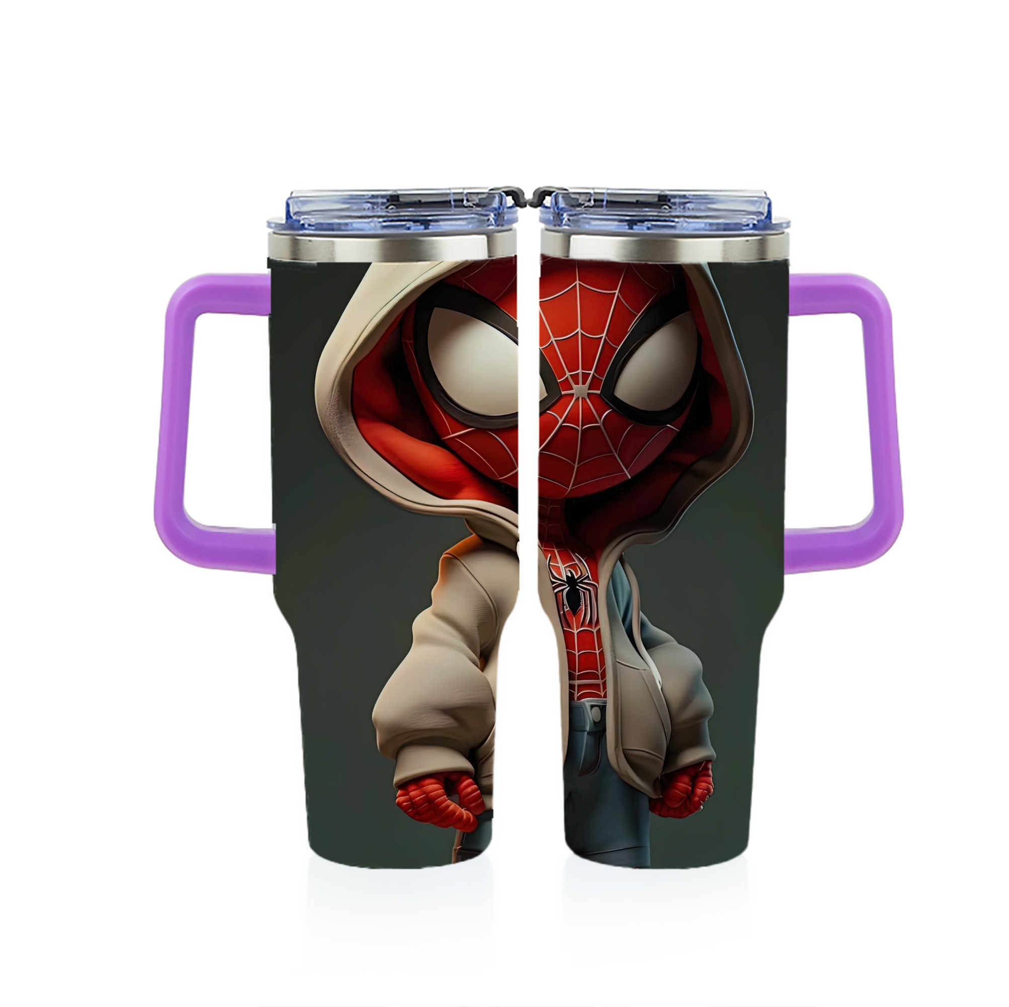 Spider Man スパイダーマン 1200ｍLフルプリント車用タンブラー