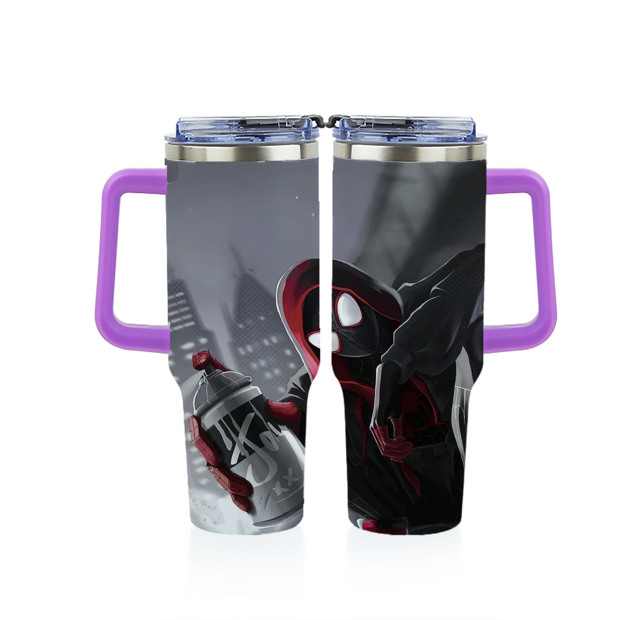 Spider Man スパイダーマン 1200ｍLフルプリント車用タンブラー
