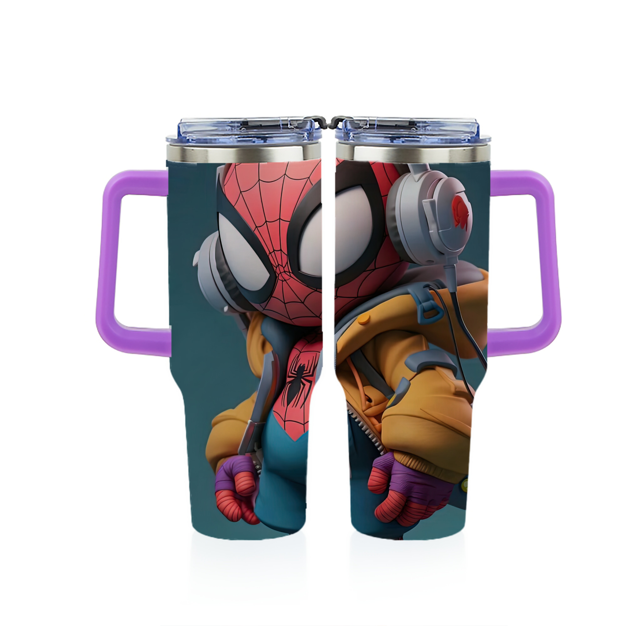 Spider Man スパイダーマン 1200ｍLフルプリント車用タンブラー