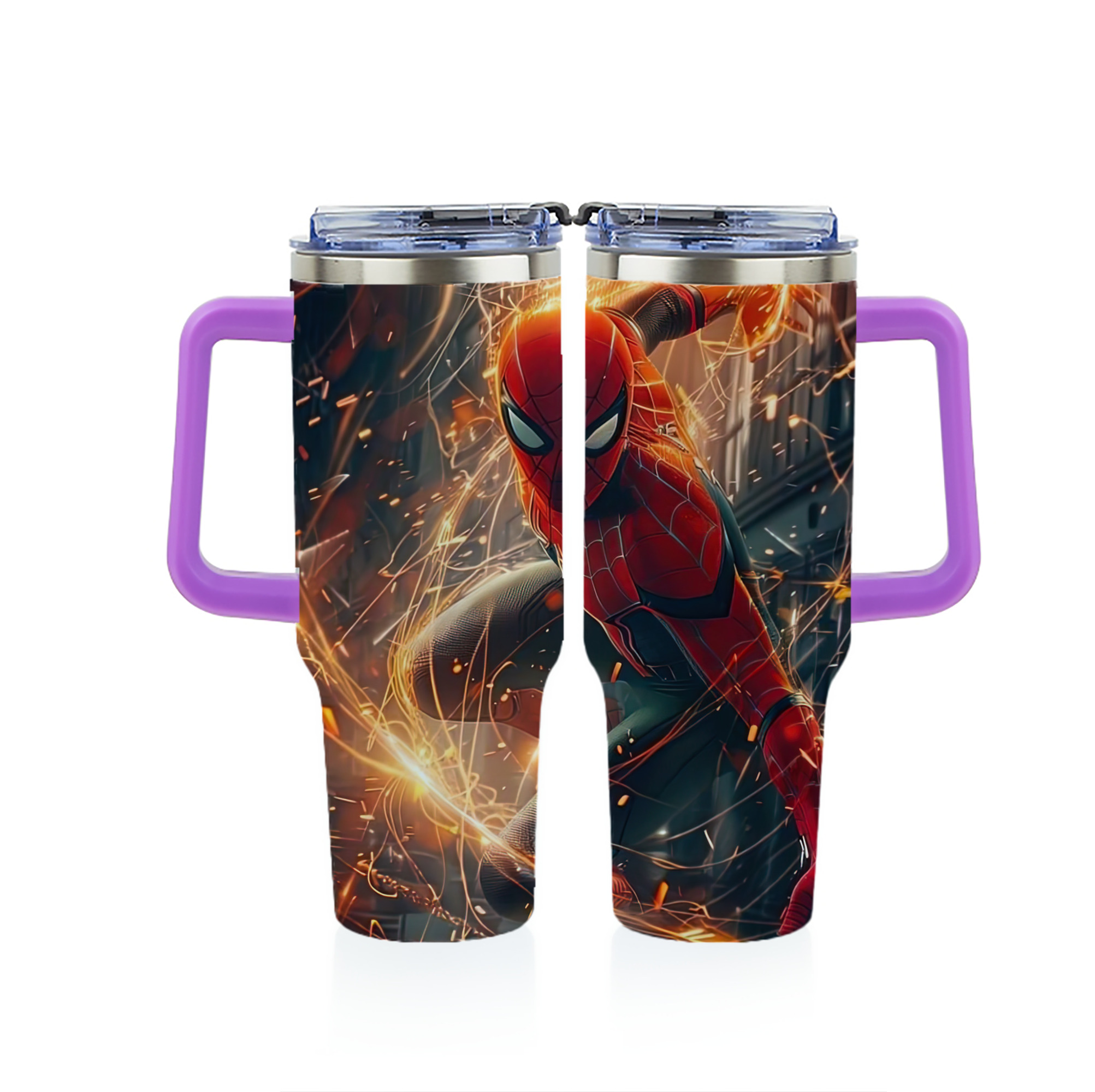 Spider Man スパイダーマン 1200ｍLフルプリント車用タンブラー