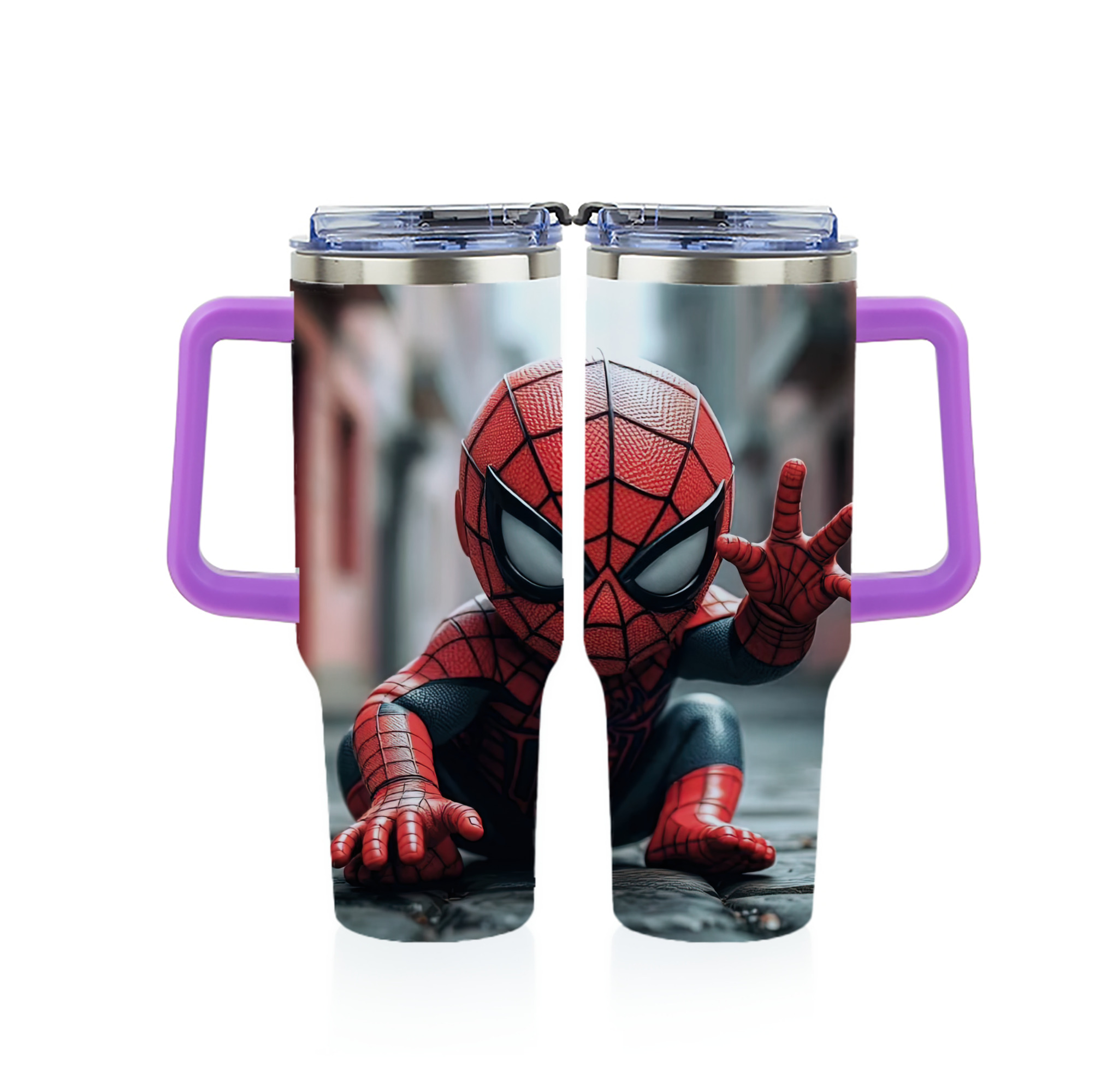 Spider Man スパイダーマン 1200ｍLフルプリント車用タンブラー