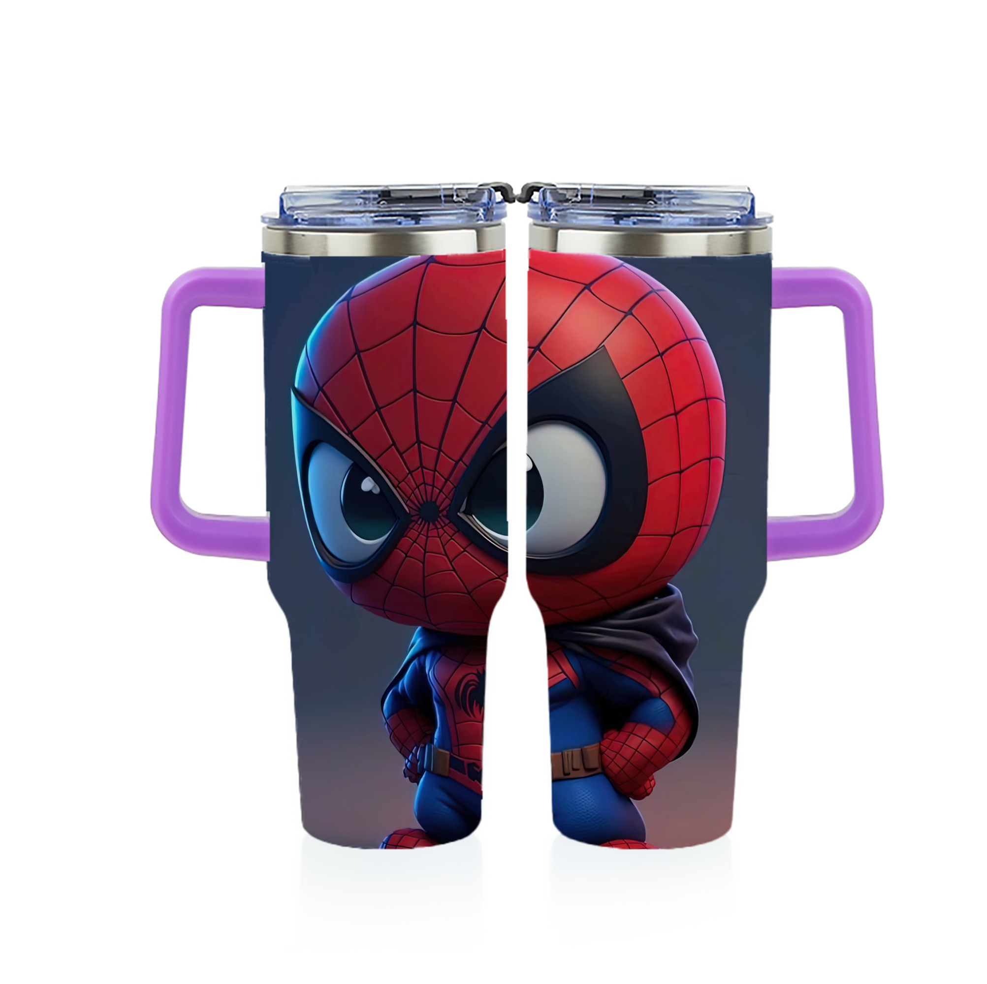 （画像用） Spider Man スパイダーマン 1200ｍLフルプリント車用タンブラー