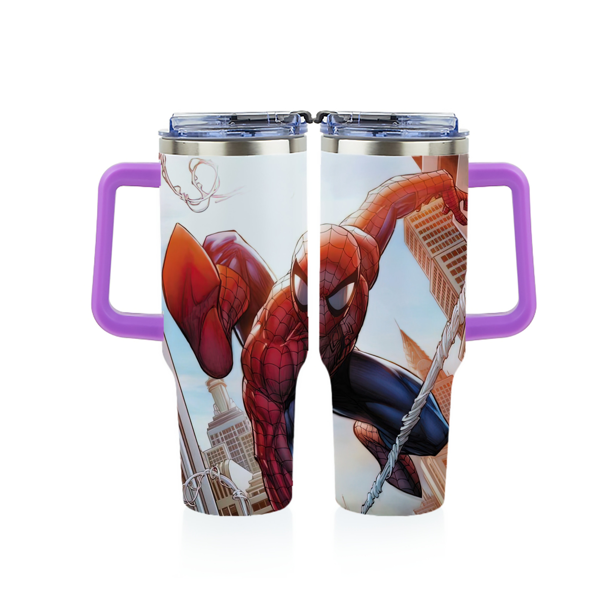 Spider Man スパイダーマン 1200ｍLフルプリント車用タンブラー