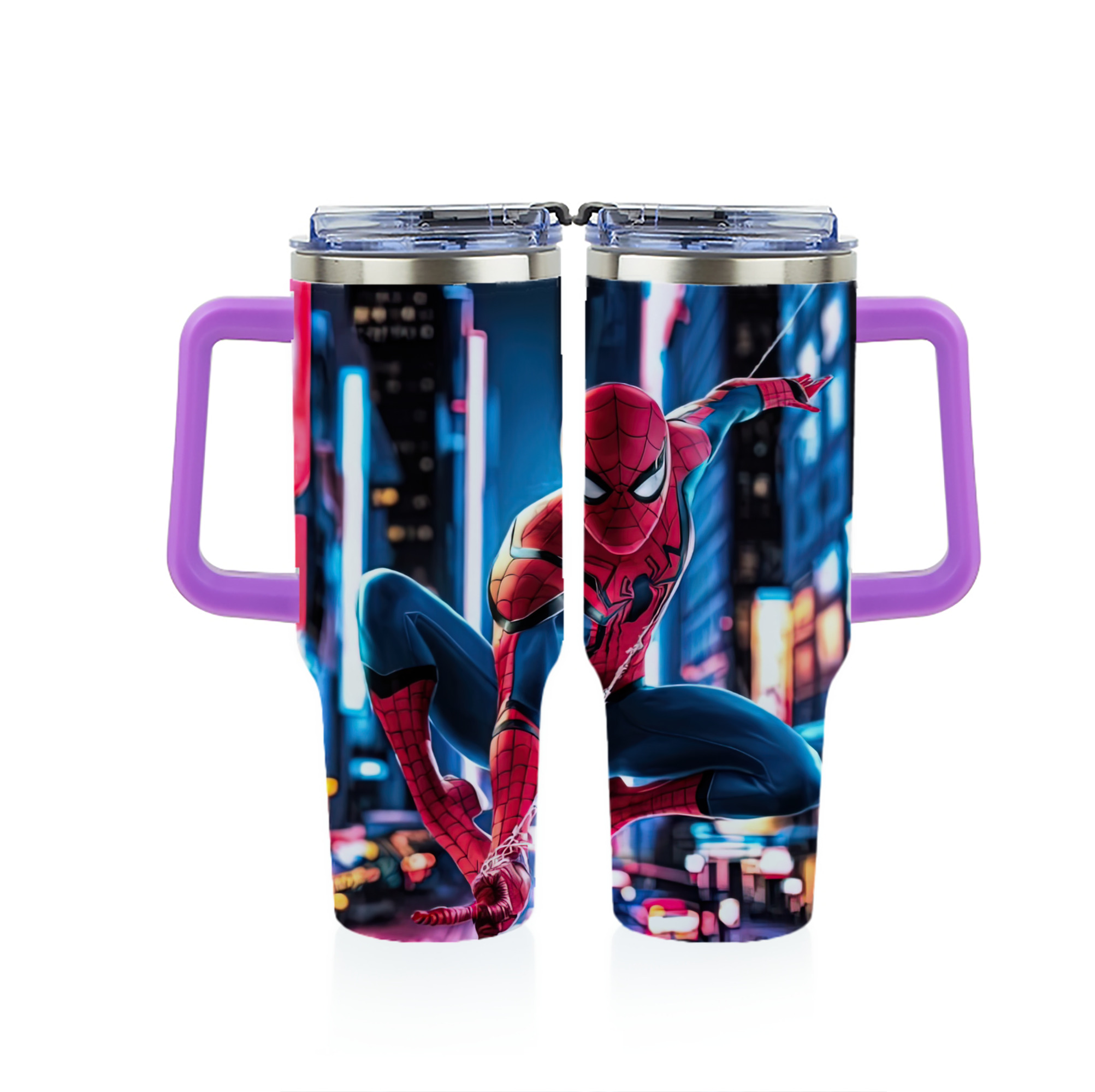 （画像用） Spider Man スパイダーマン 1200ｍLフルプリント車用タンブラー