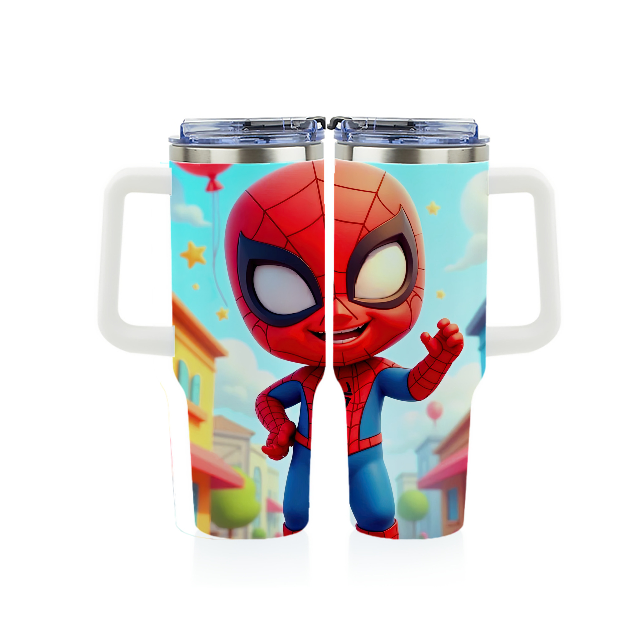 （画像用） Spider Man スパイダーマン 1200ｍLフルプリント車用タンブラー