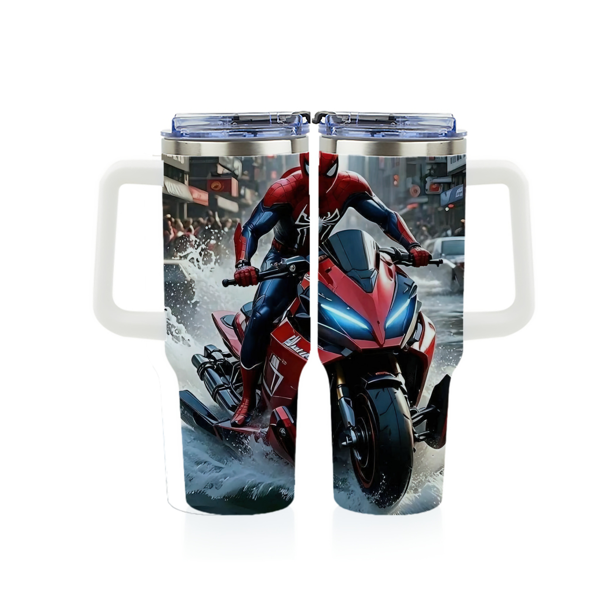 （画像用） Spider Man スパイダーマン 1200ｍLフルプリント車用タンブラー