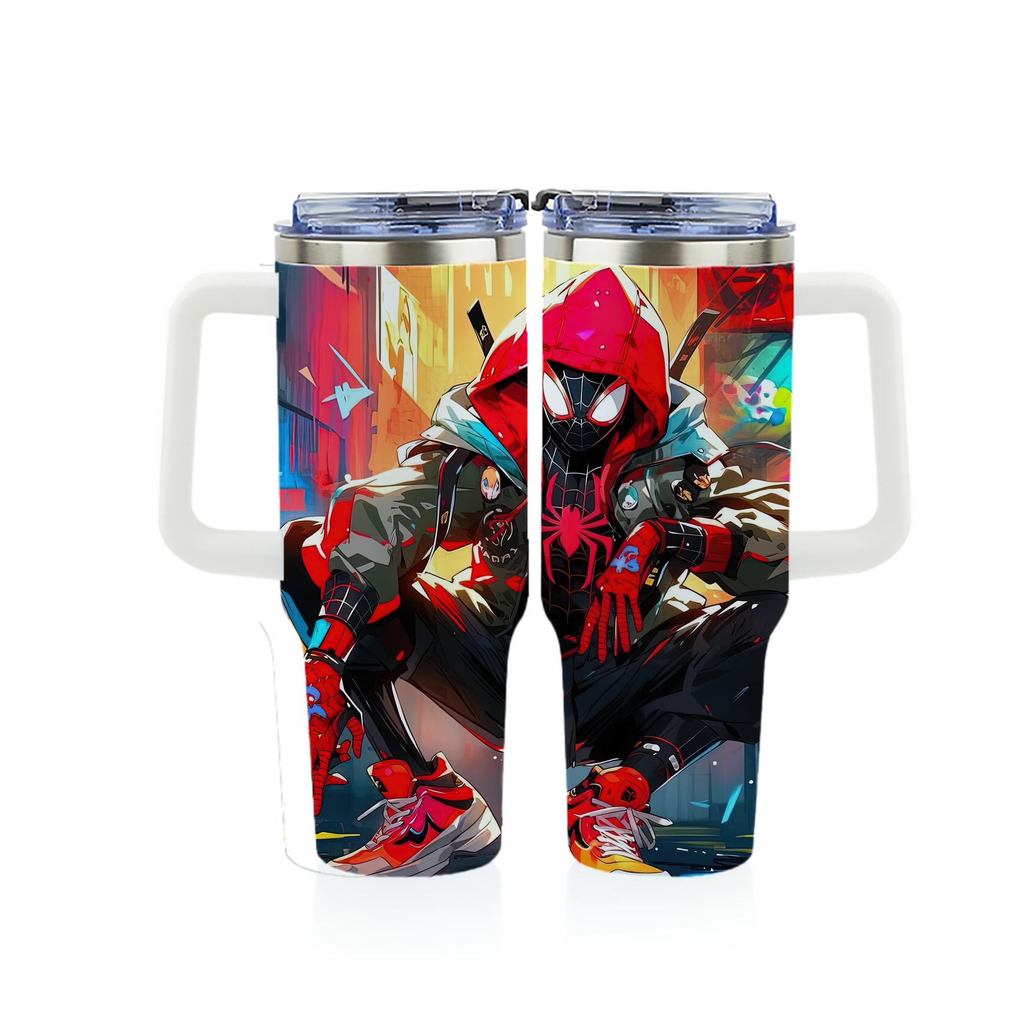 （画像用） Spider Man スパイダーマン 1200ｍLフルプリント車用タンブラー