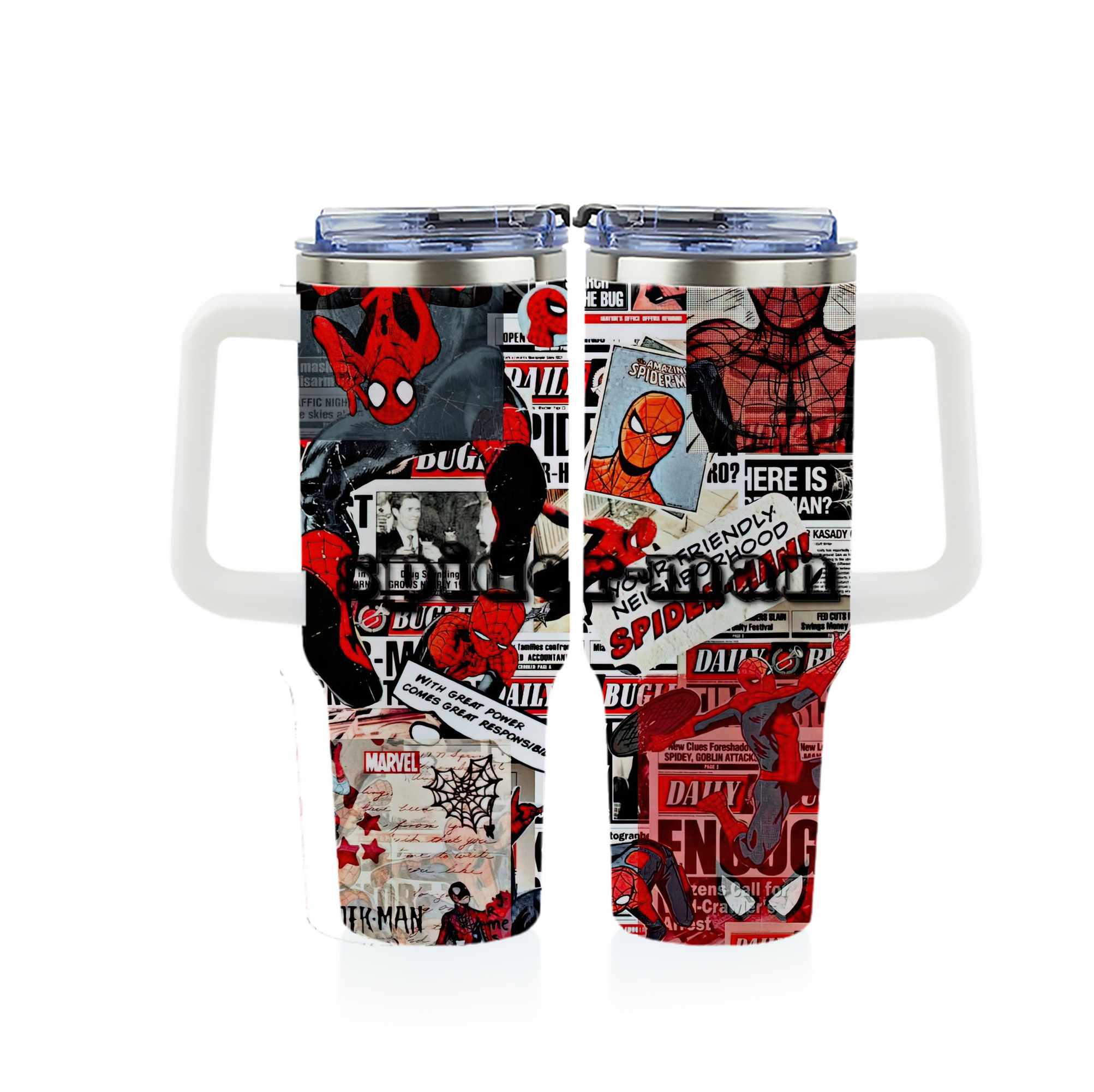 （画像用） Spider Man スパイダーマン 1200ｍLフルプリント車用タンブラー