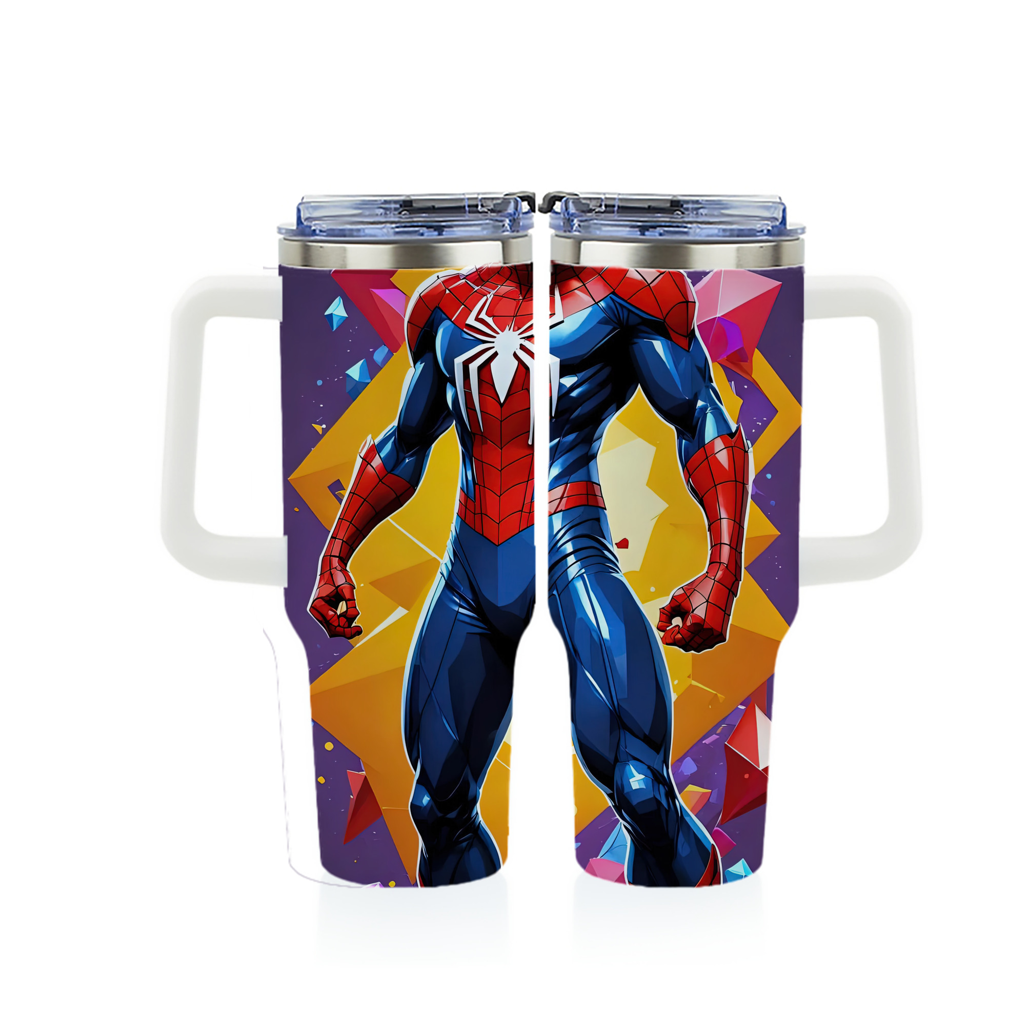 （画像用） Spider Man スパイダーマン 1200ｍLフルプリント車用タンブラー