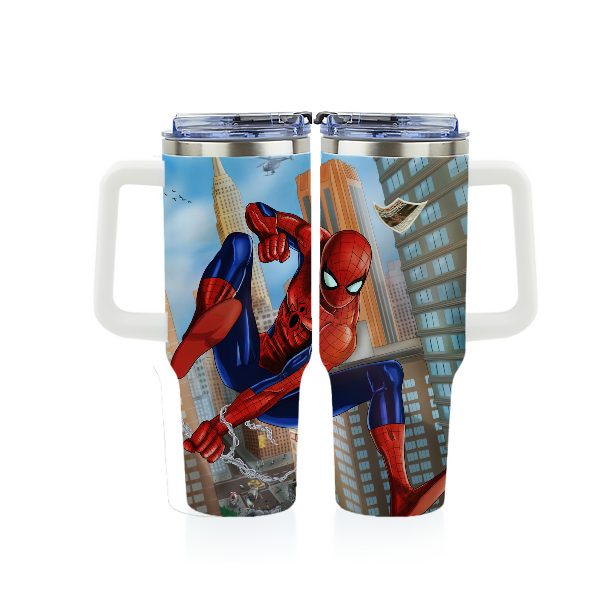 （画像用） Spider Man スパイダーマン 1200ｍLフルプリント車用タンブラー