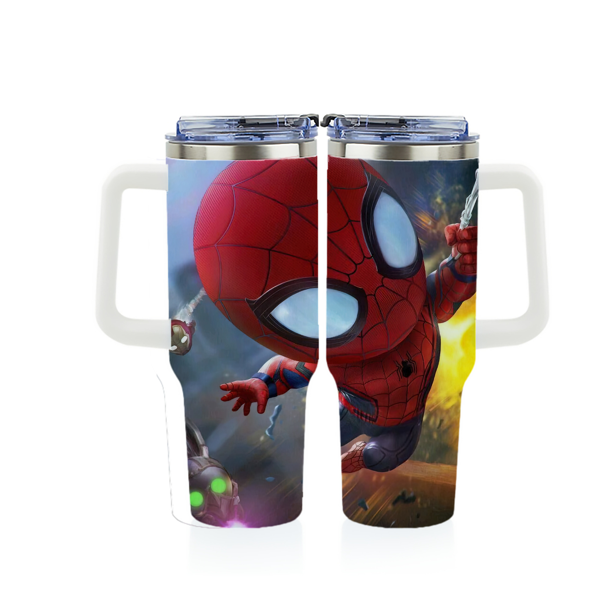 （画像用） Spider Man スパイダーマン 1200ｍLフルプリント車用タンブラー