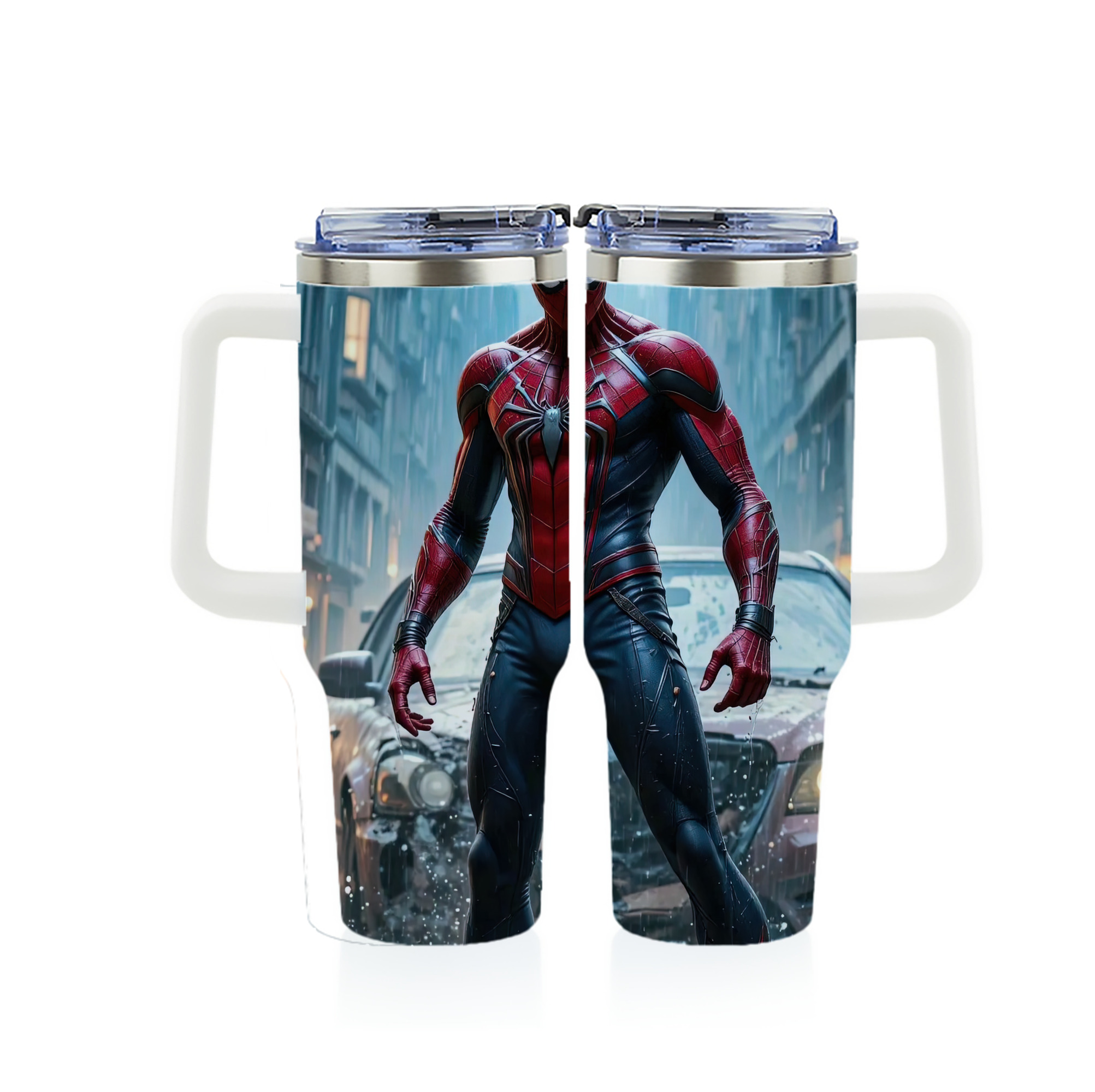（画像用） Spider Man スパイダーマン 1200ｍLフルプリント車用タンブラー