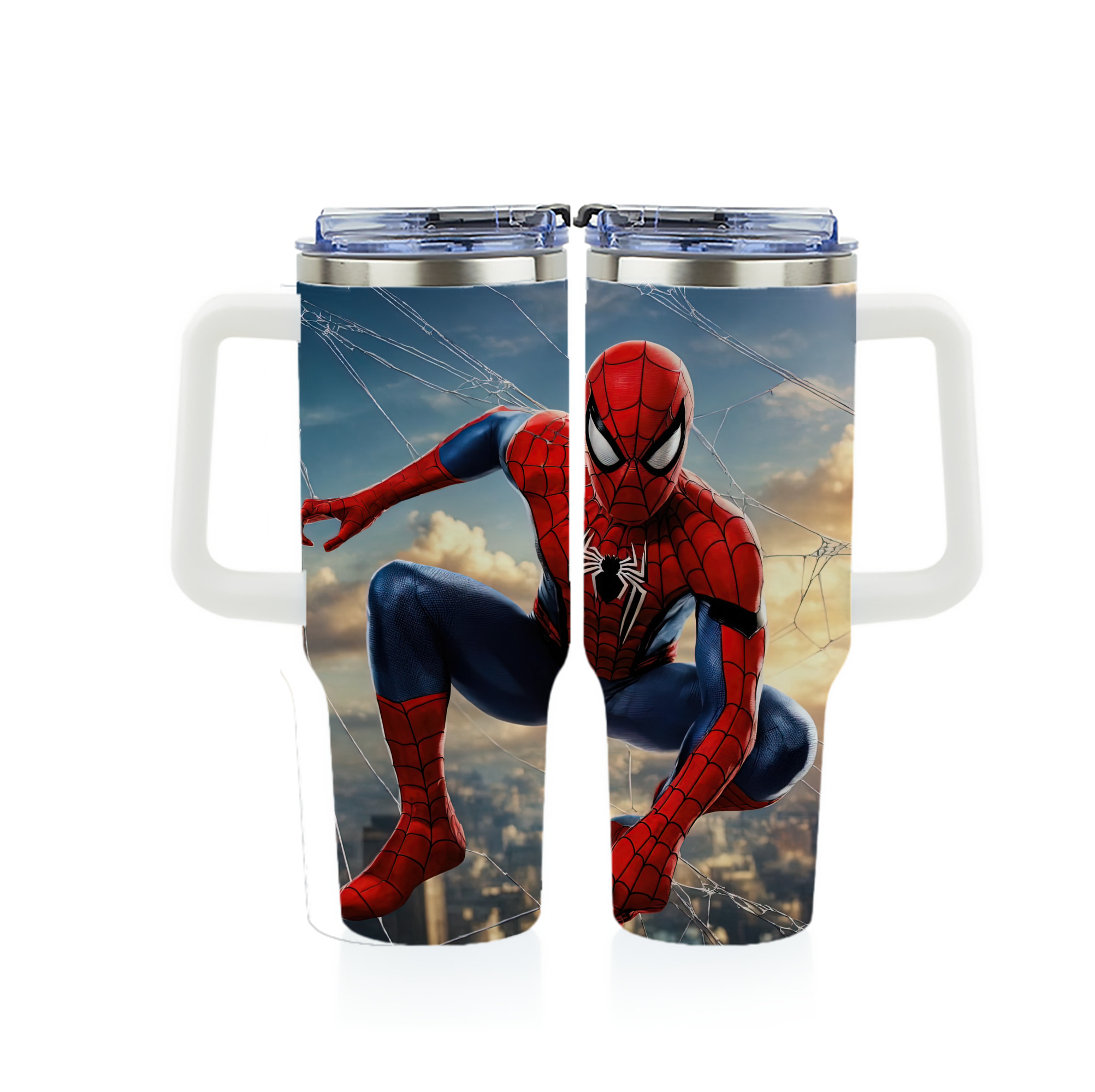 （画像用） Spider Man スパイダーマン 1200ｍLフルプリント車用タンブラー