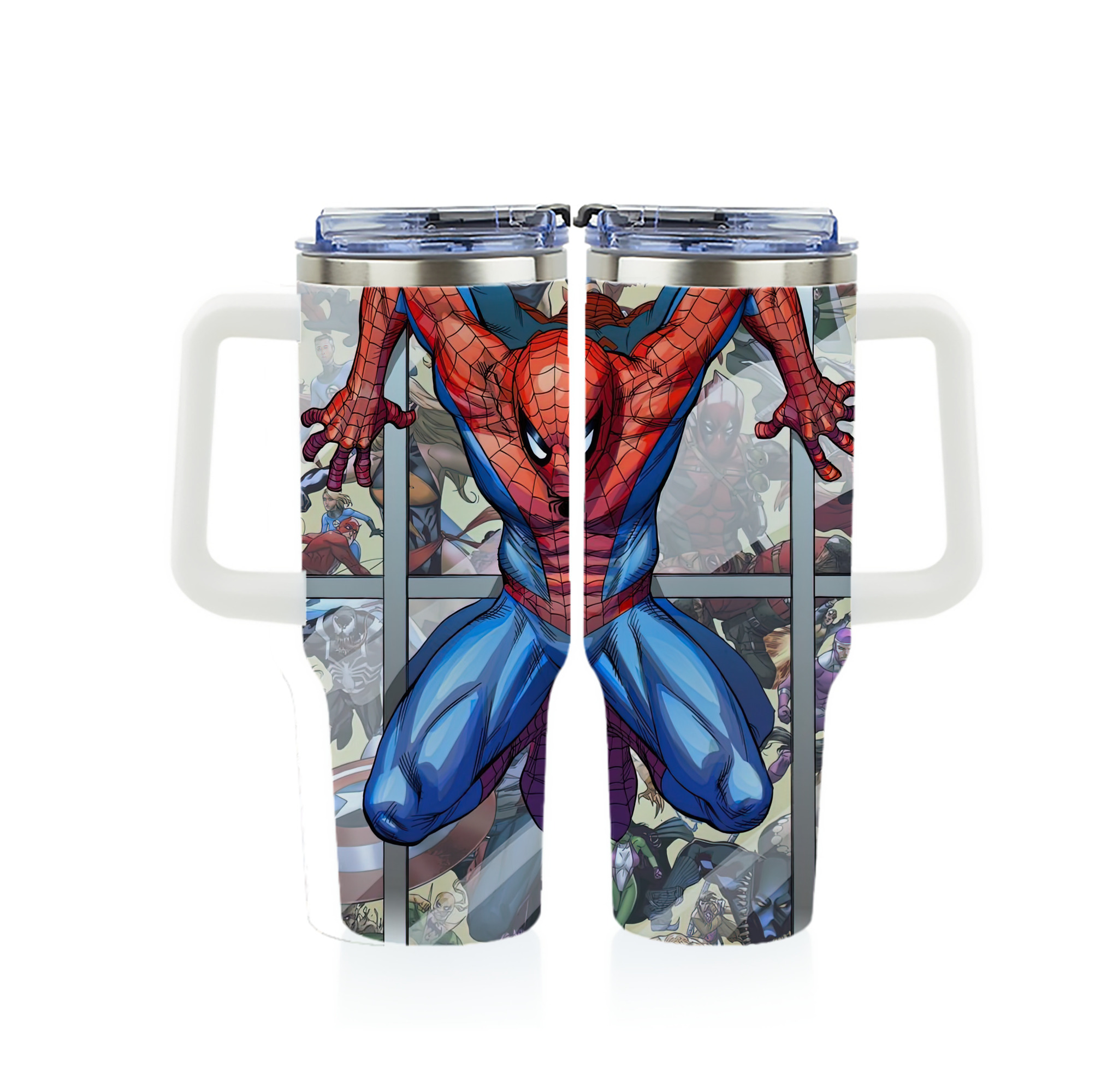 （画像用） Spider Man スパイダーマン 1200ｍLフルプリント車用タンブラー