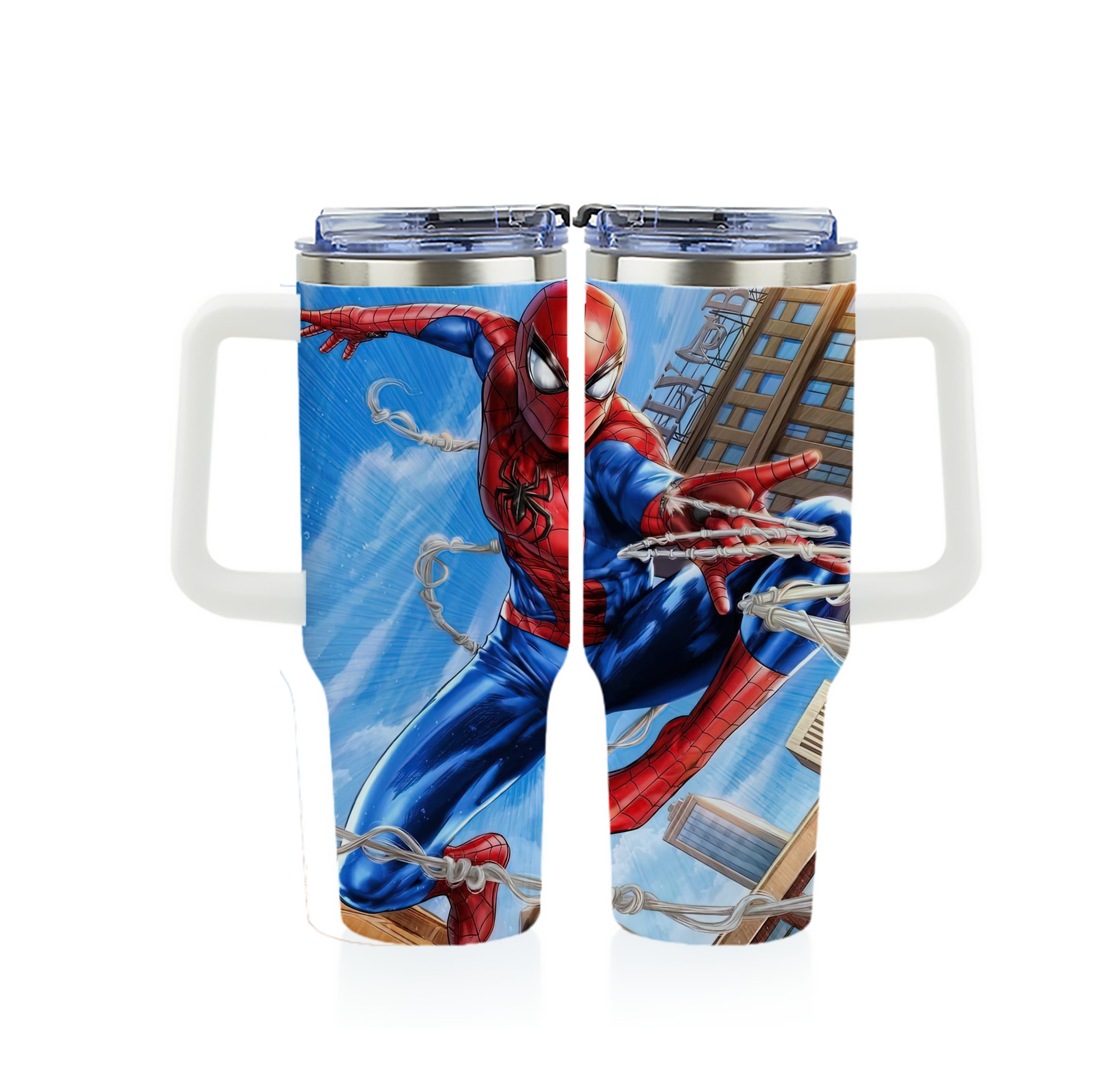 （画像用） Spider Man スパイダーマン 1200ｍLフルプリント車用タンブラー