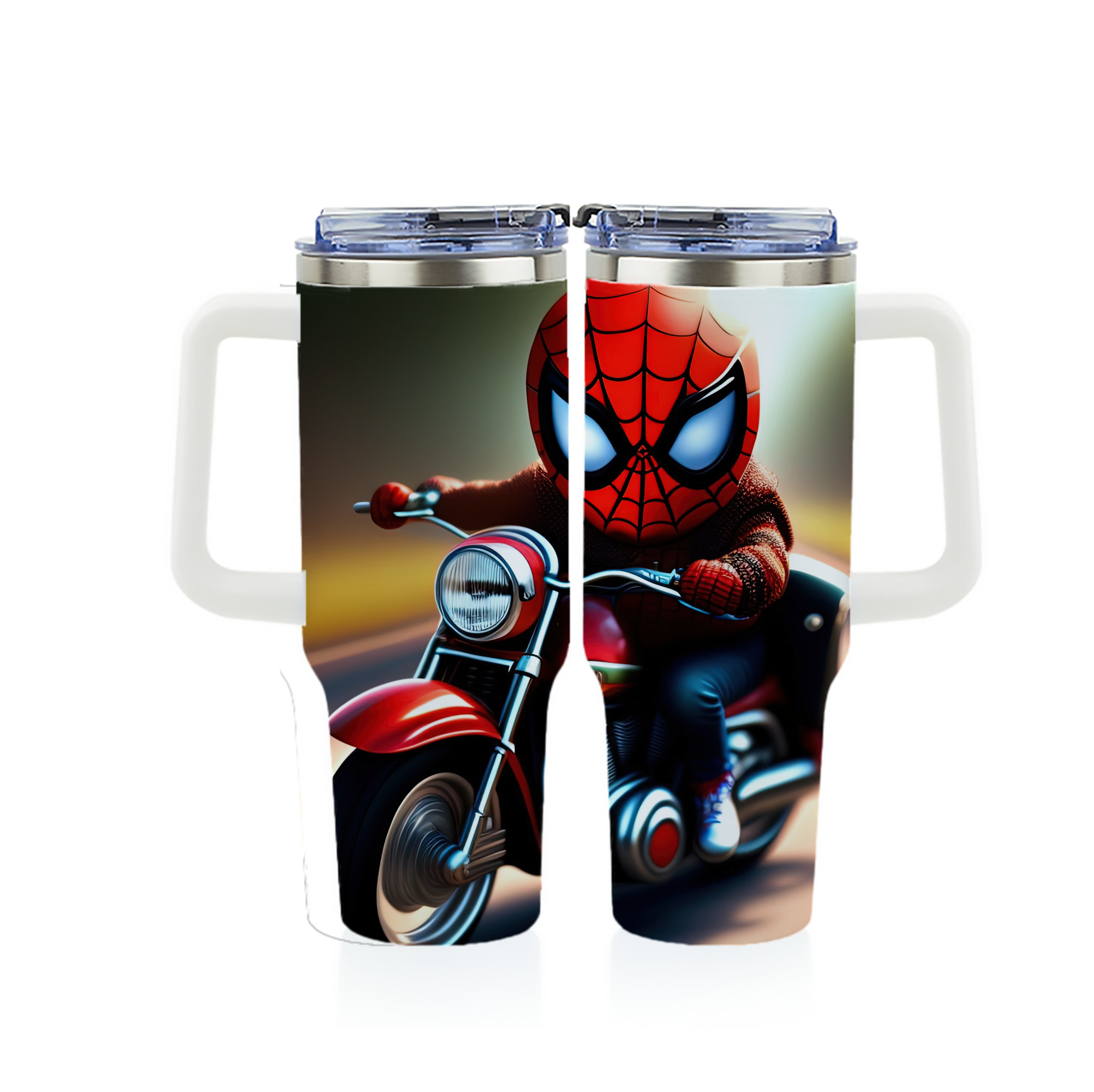 （画像用） Spider Man スパイダーマン 1200ｍLフルプリント車用タンブラー