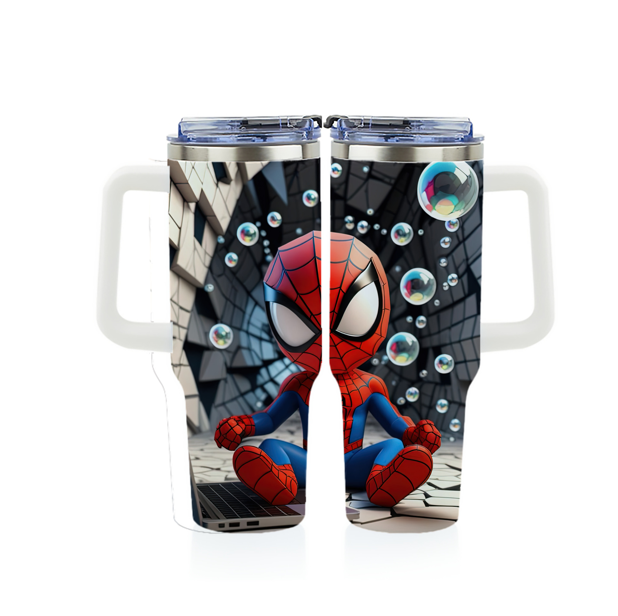 （画像用） Spider Man スパイダーマン 1200ｍLフルプリント車用タンブラー