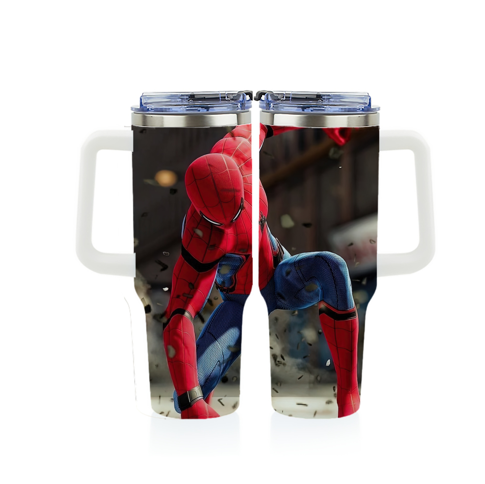 （画像用） Spider Man スパイダーマン 1200ｍLフルプリント車用タンブラー